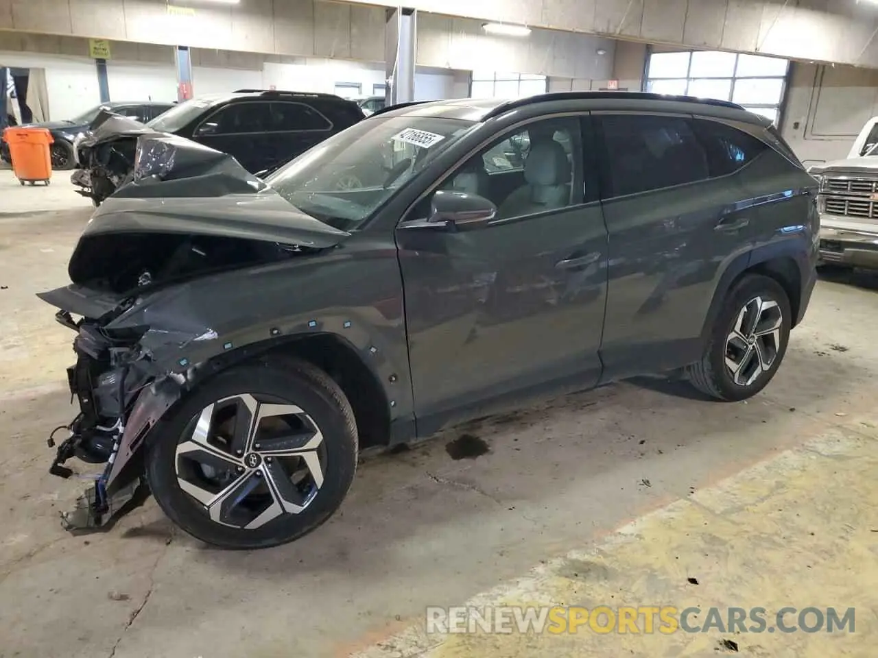 1 Photograph of a damaged car 5NMJE3DE5RH348791 HYUNDAI TUCSON 2024