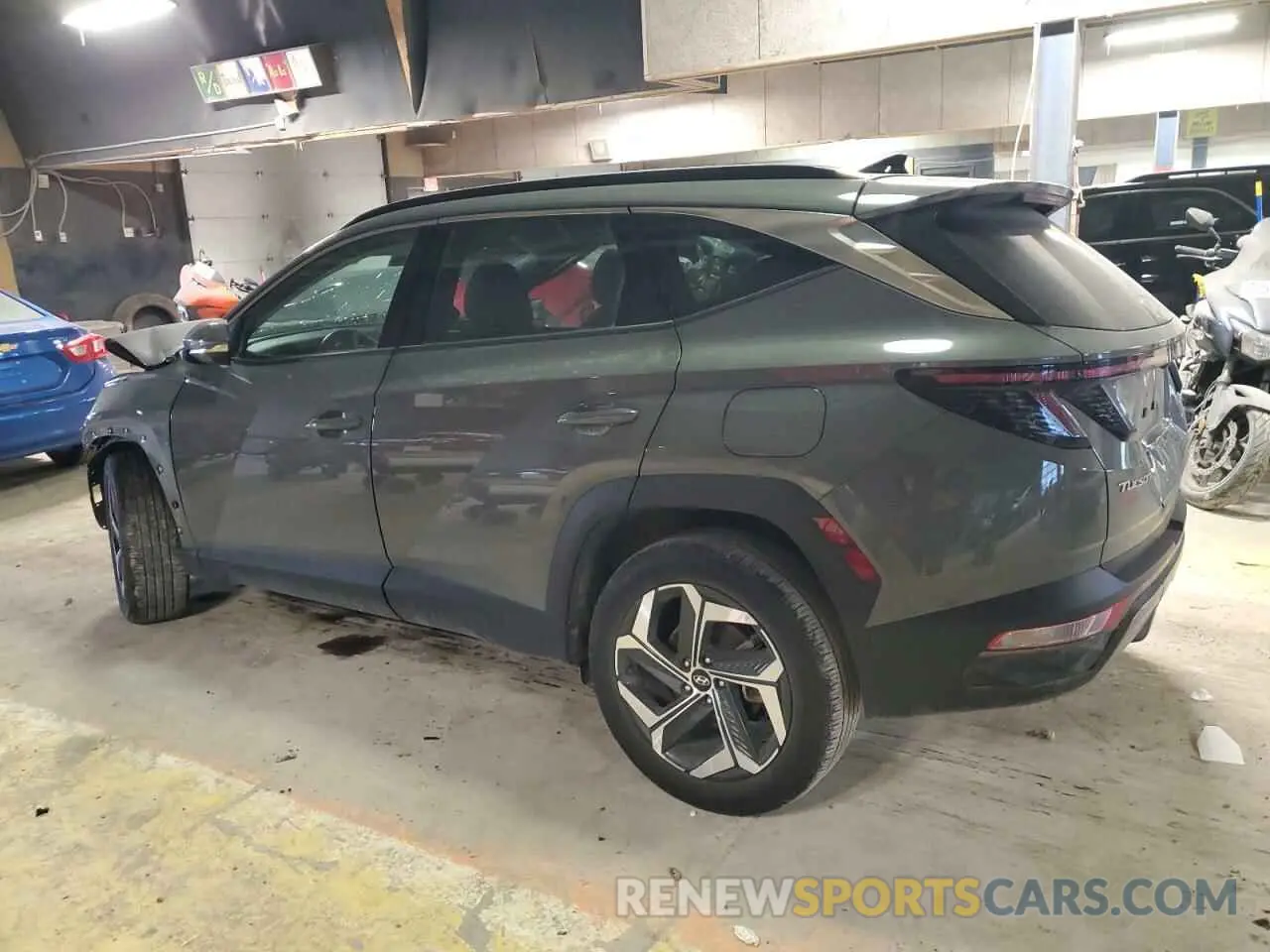 2 Photograph of a damaged car 5NMJE3DE5RH348791 HYUNDAI TUCSON 2024