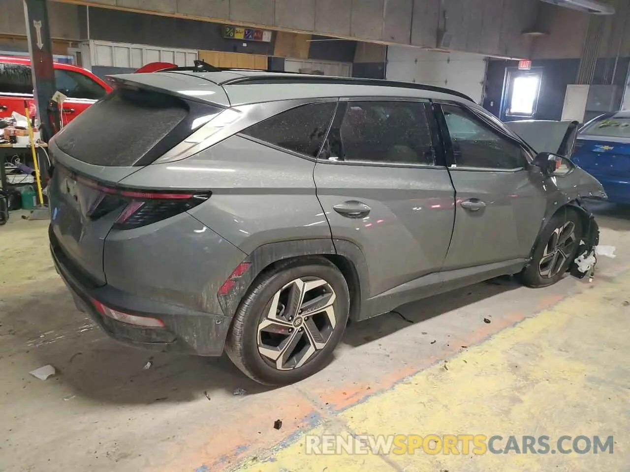 3 Photograph of a damaged car 5NMJE3DE5RH348791 HYUNDAI TUCSON 2024
