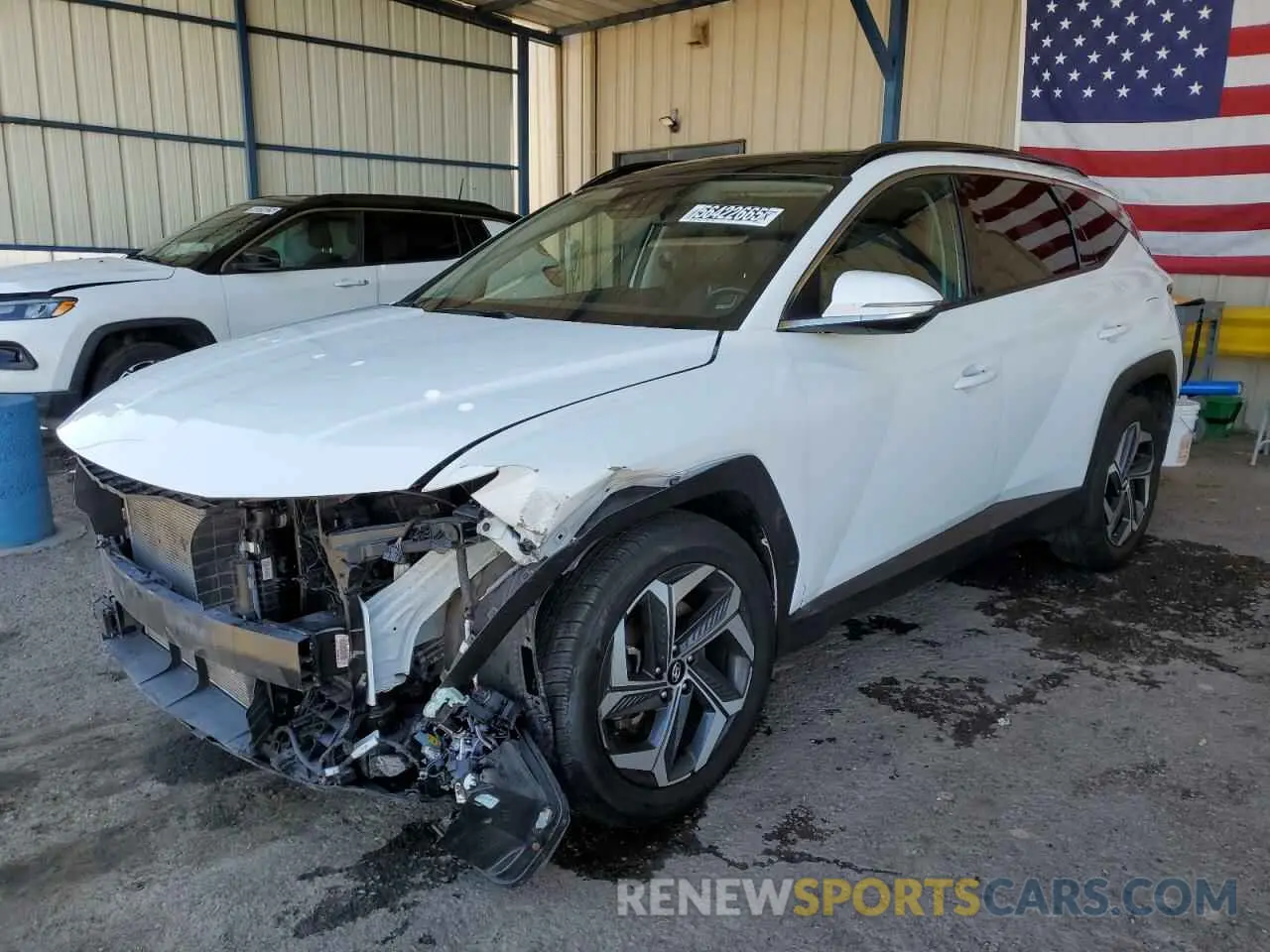 1 Photograph of a damaged car 5NMJE3DE5RH361590 HYUNDAI TUCSON 2024