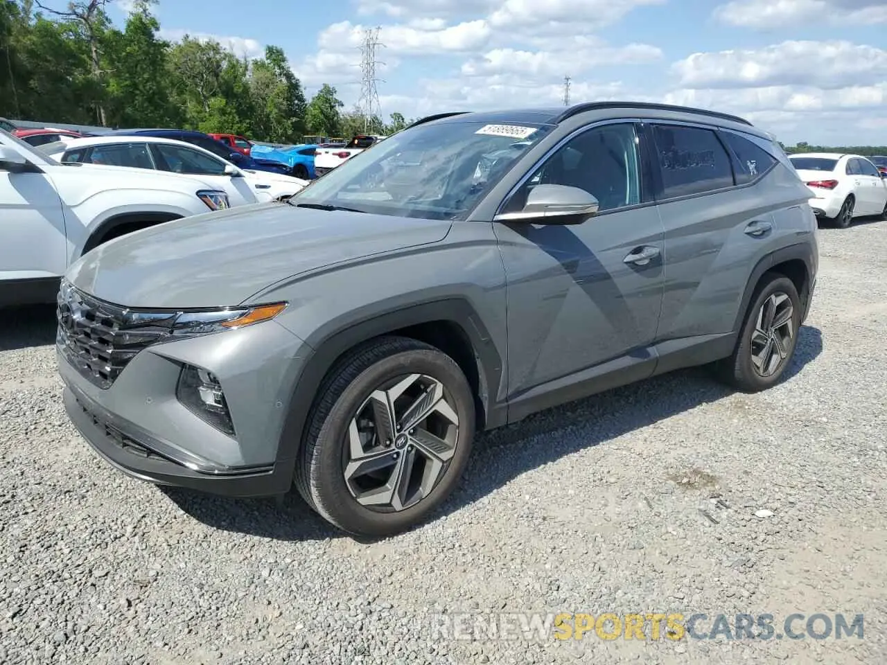 1 Photograph of a damaged car 5NMJE3DE5RH396680 HYUNDAI TUCSON 2024