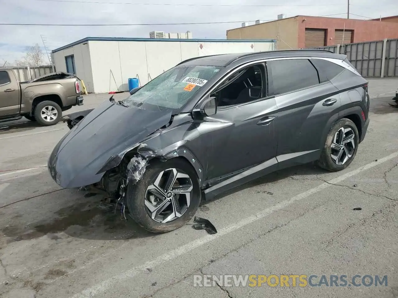 1 Photograph of a damaged car 5NMJE3DE6RH298029 HYUNDAI TUCSON 2024