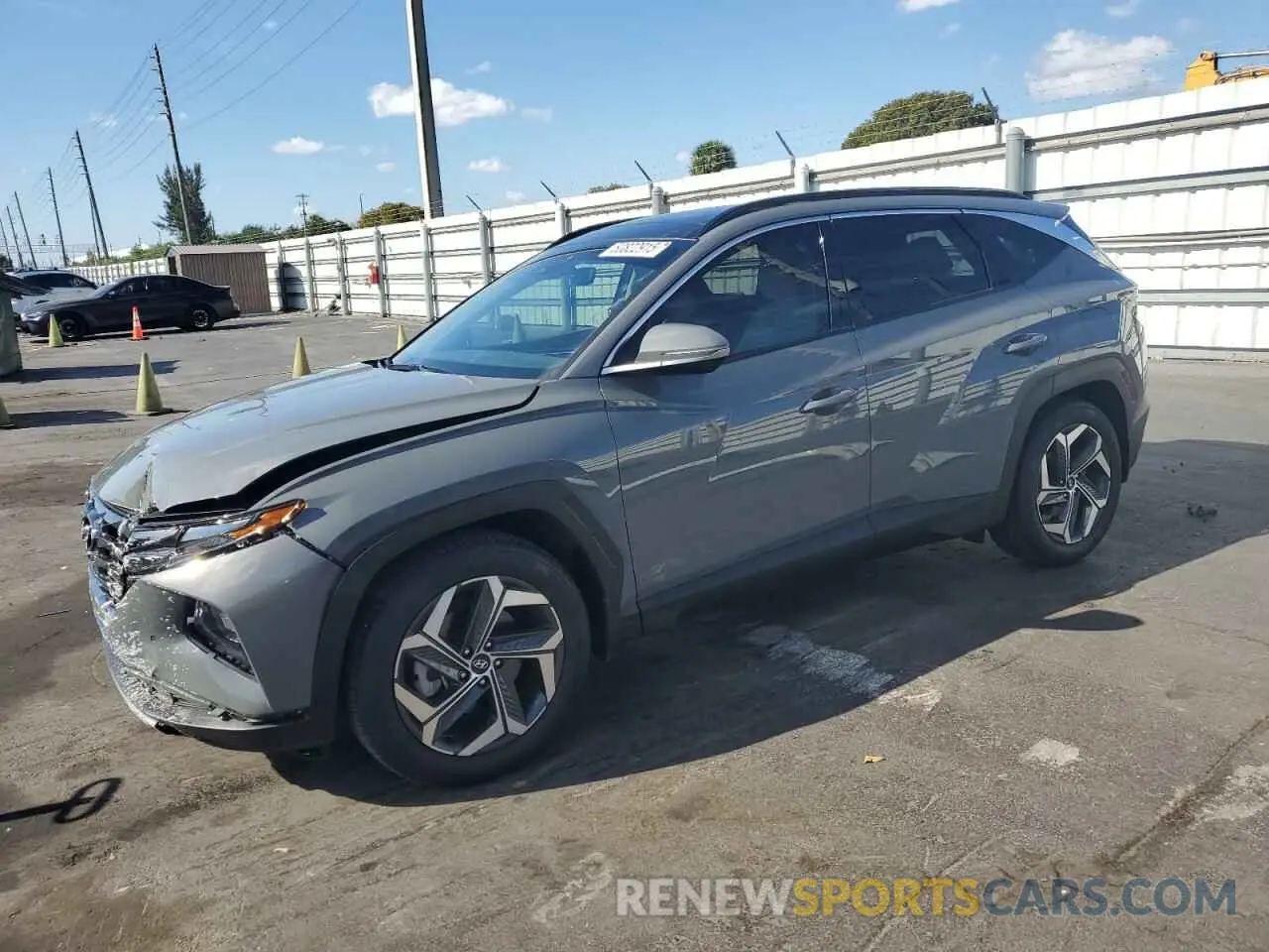 1 Photograph of a damaged car 5NMJE3DE7RH384644 HYUNDAI TUCSON 2024