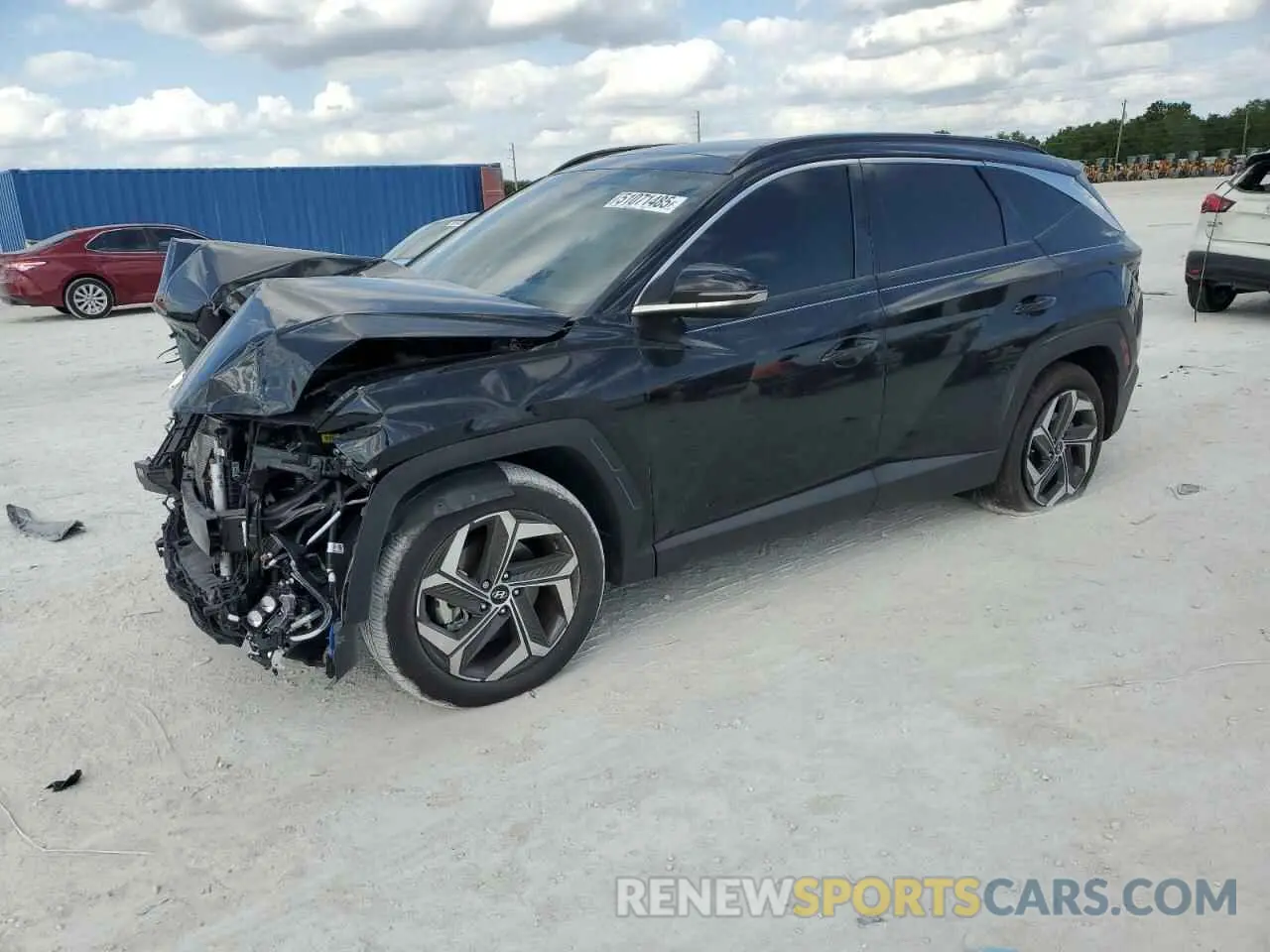1 Photograph of a damaged car 5NMJE3DE7RH408666 HYUNDAI TUCSON 2024