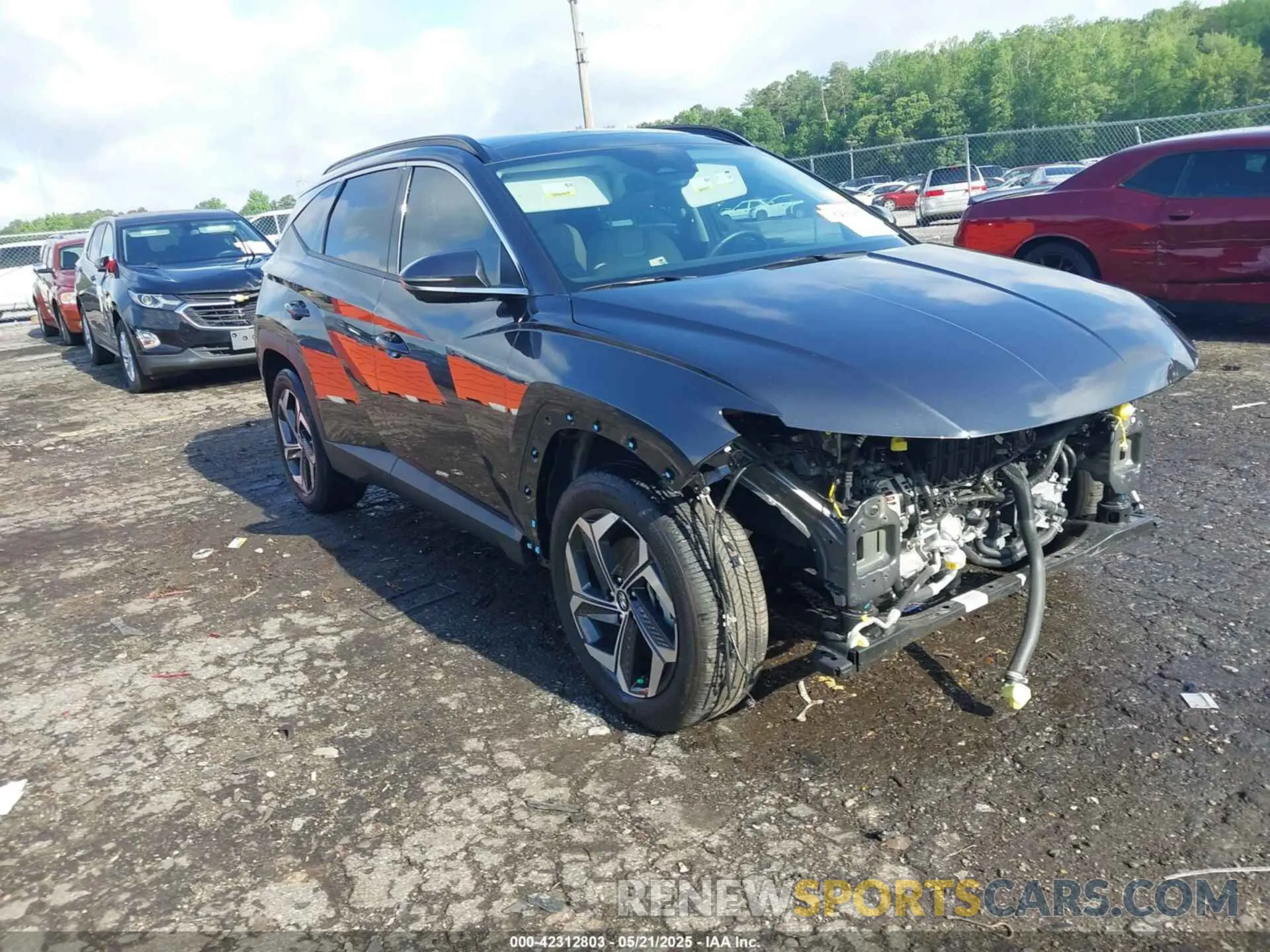 1 Photograph of a damaged car 5NMJE3DE8RH329670 HYUNDAI TUCSON 2024