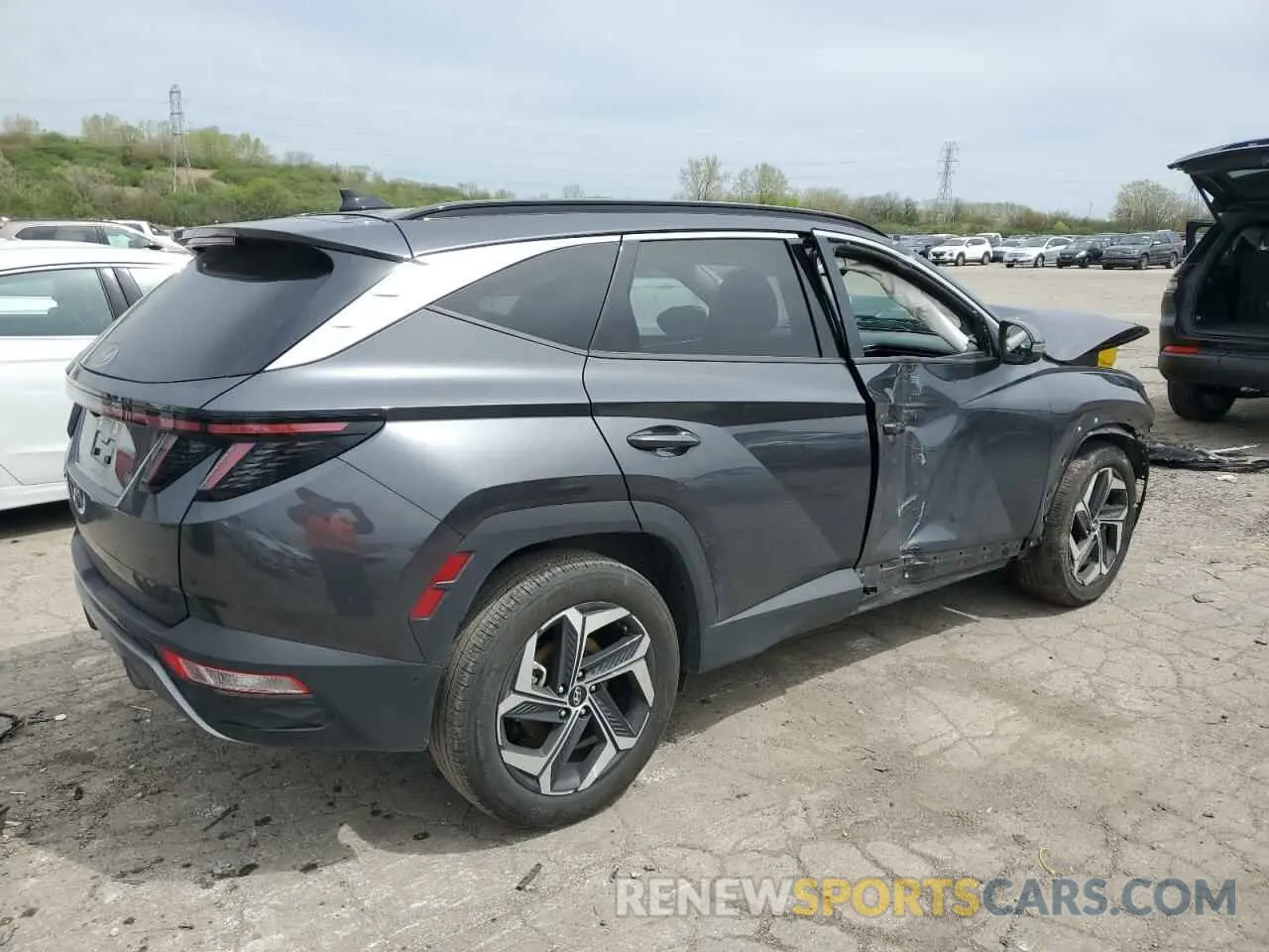 3 Photograph of a damaged car 5NMJE3DE8RH348218 HYUNDAI TUCSON 2024