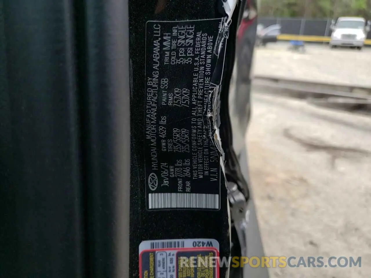 13 Photograph of a damaged car 5NMJE3DE8RH371417 HYUNDAI TUCSON 2024