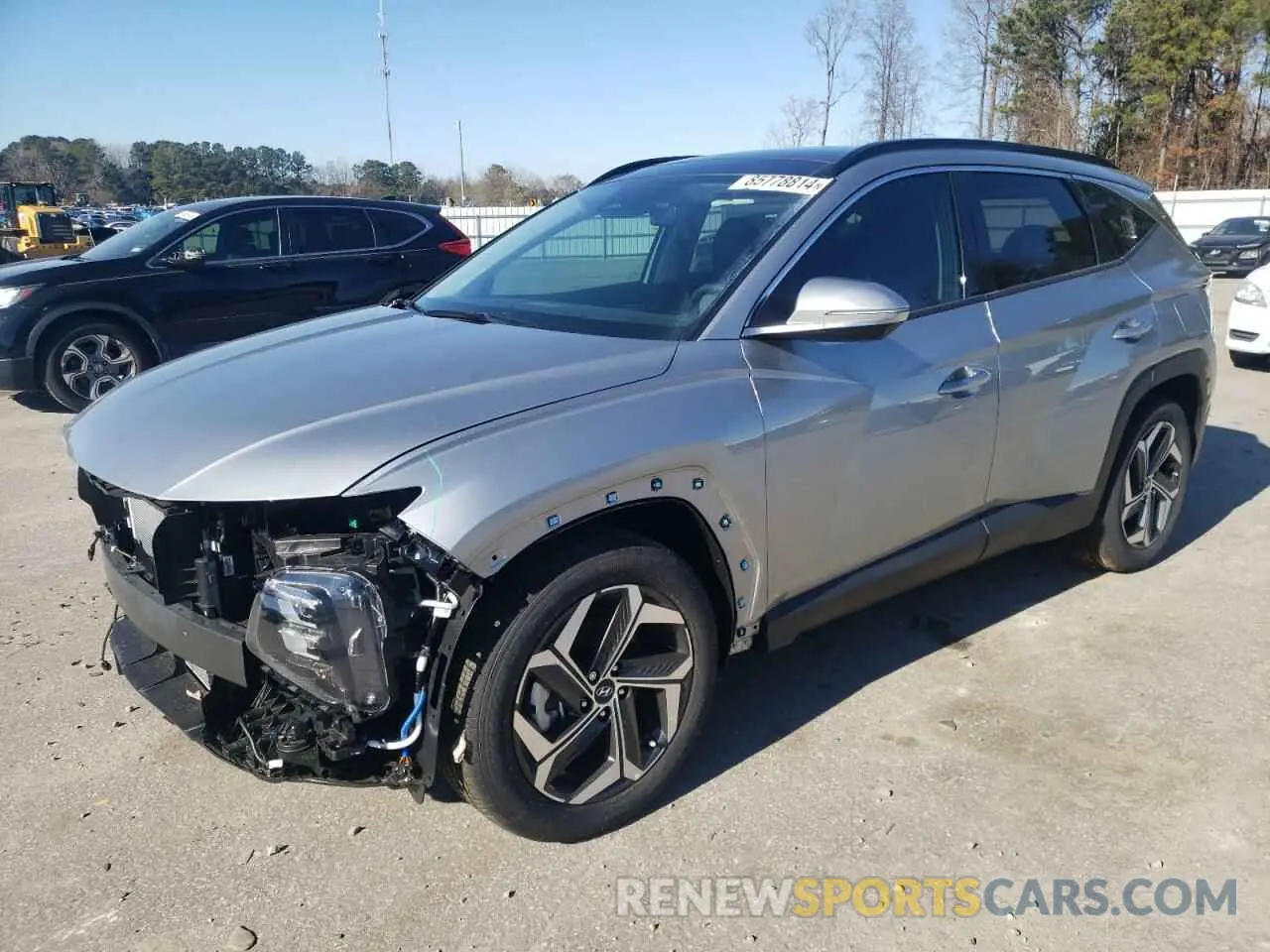 1 Photograph of a damaged car 5NMJE3DE8RH417120 HYUNDAI TUCSON 2024