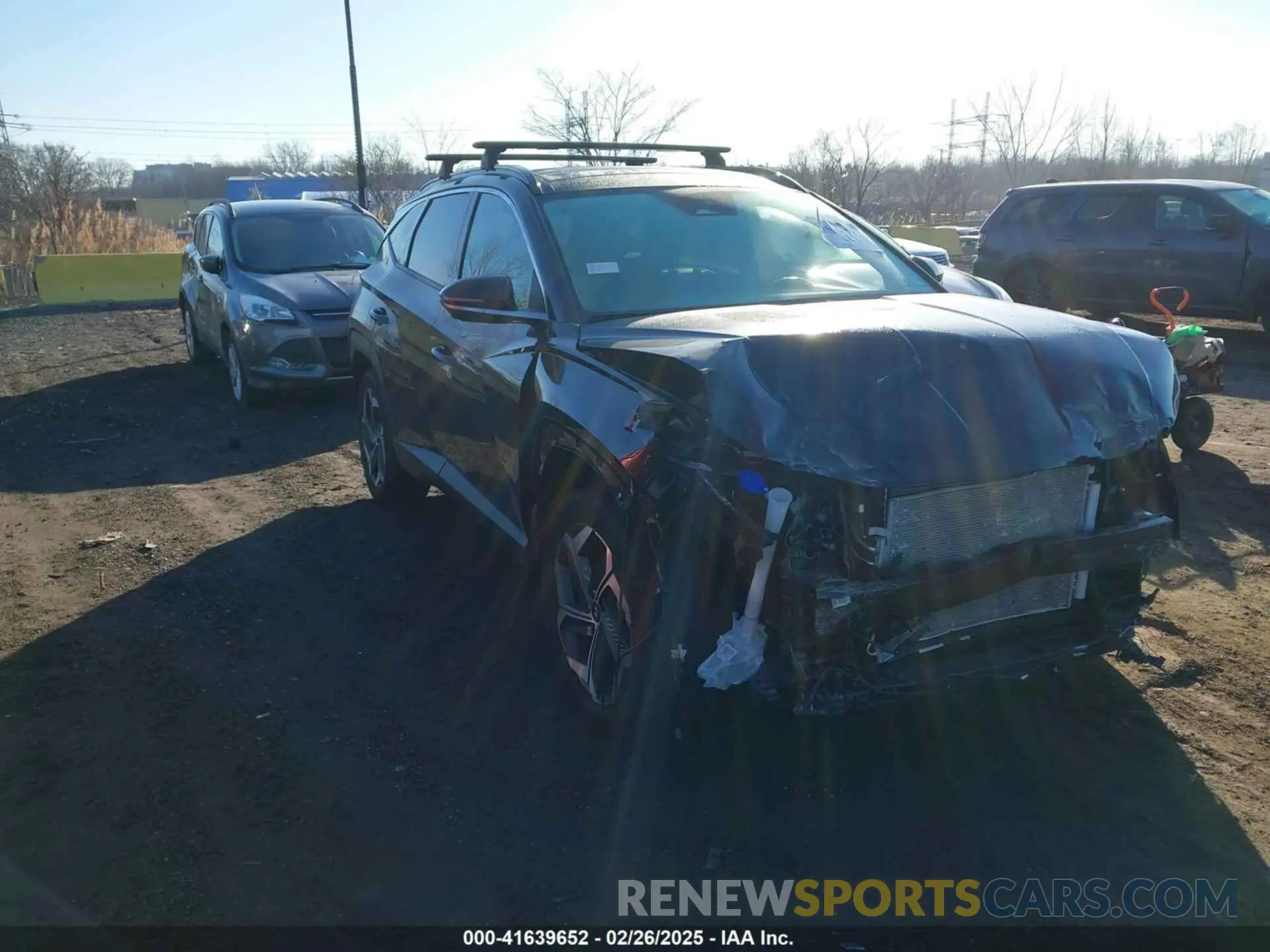 1 Photograph of a damaged car 5NMJECDE2RH318020 HYUNDAI TUCSON 2024