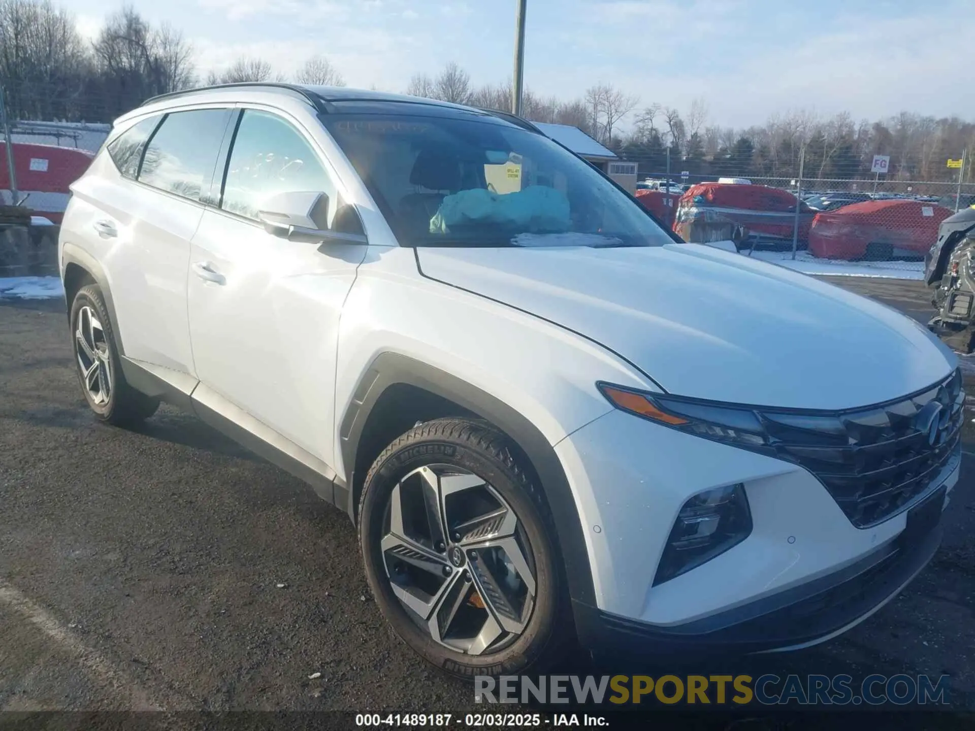 1 Photograph of a damaged car 5NMJECDE2RH395082 HYUNDAI TUCSON 2024