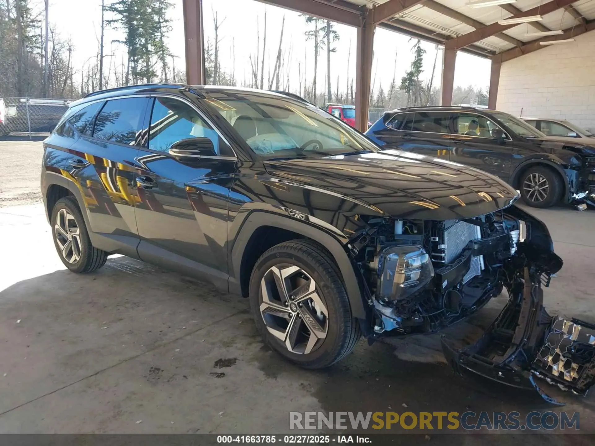 1 Photograph of a damaged car 5NMJECDE4RH406826 HYUNDAI TUCSON 2024