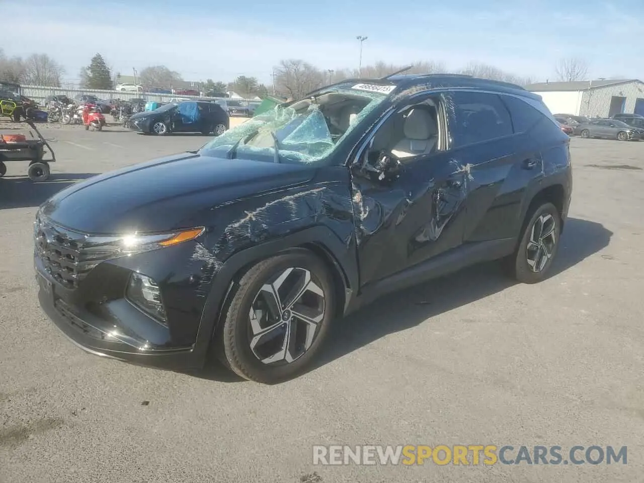 1 Photograph of a damaged car 5NMJECDE5RH321400 HYUNDAI TUCSON 2024