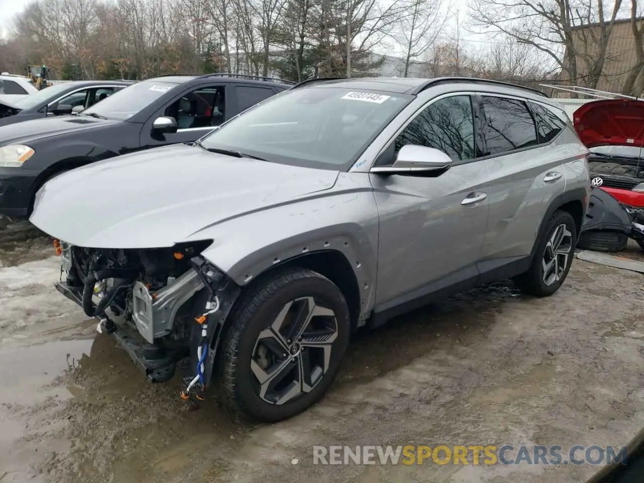 1 Photograph of a damaged car 5NMJECDE6RH326363 HYUNDAI TUCSON 2024