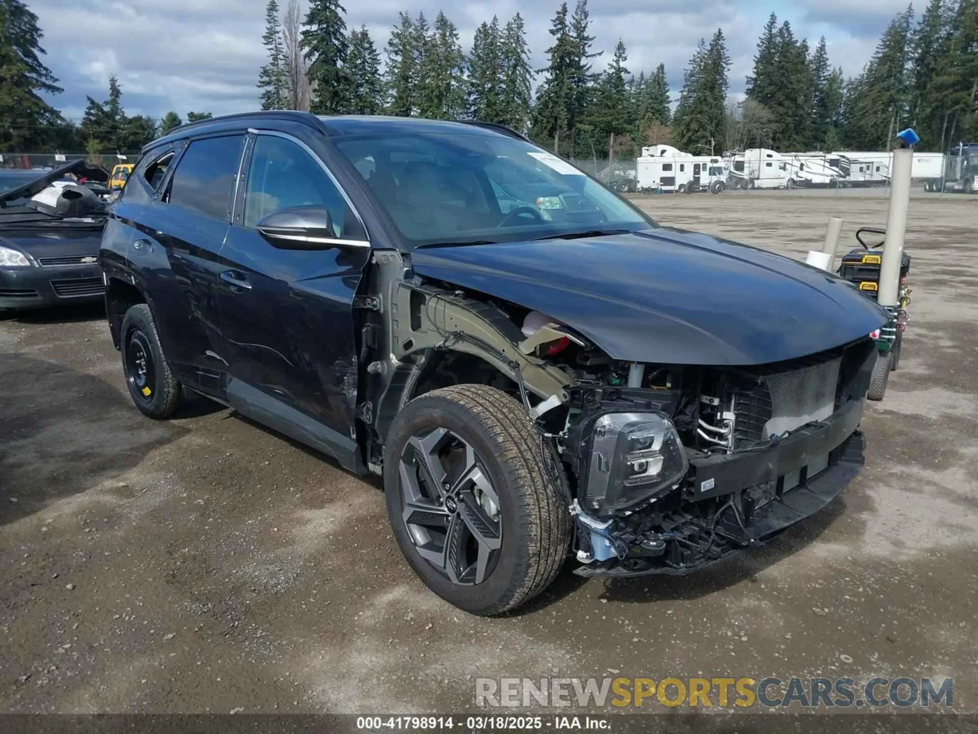 1 Photograph of a damaged car 5NMJECDE6RH356835 HYUNDAI TUCSON 2024