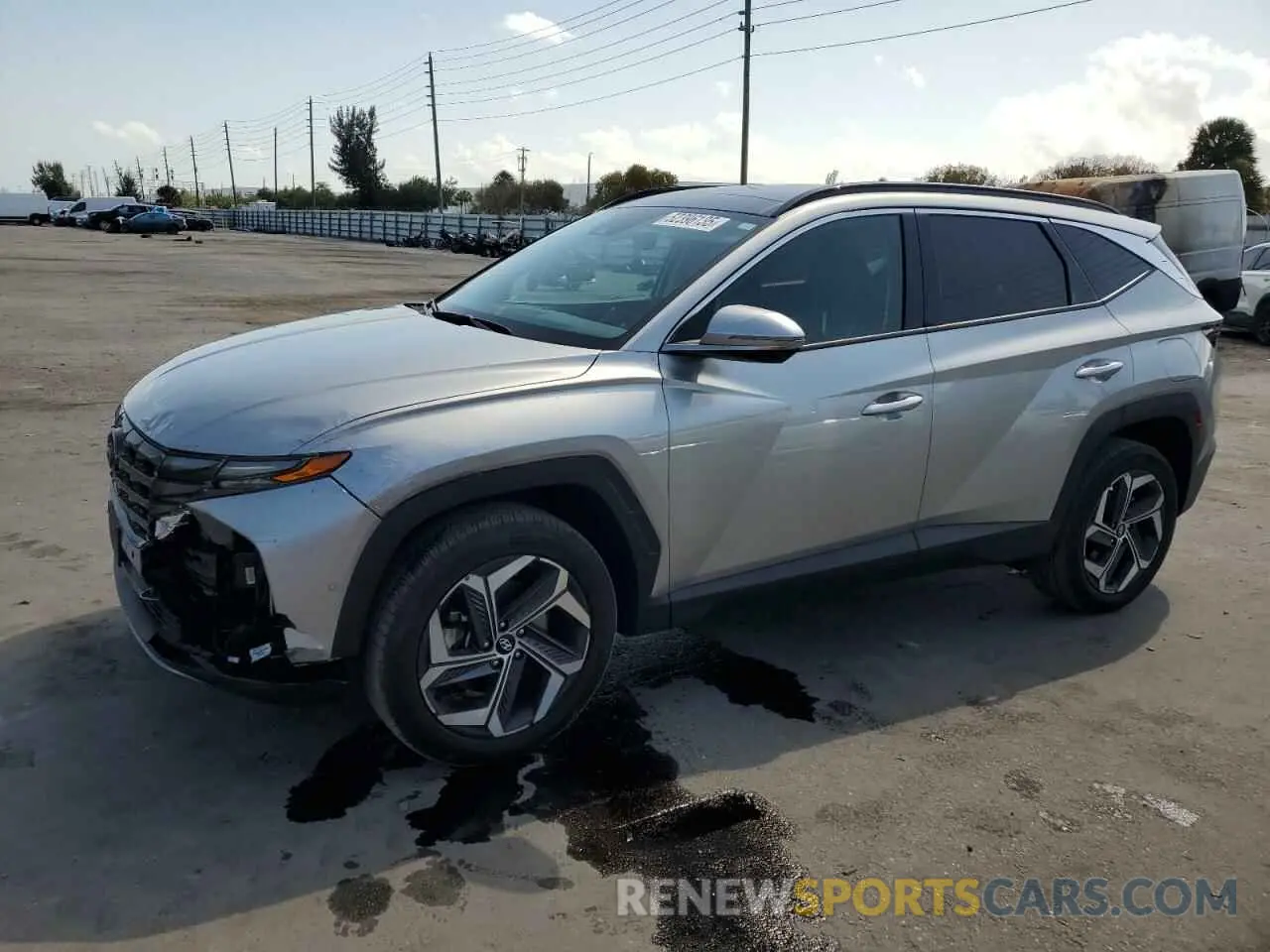 1 Photograph of a damaged car 5NMJECDE8RH299375 HYUNDAI TUCSON 2024
