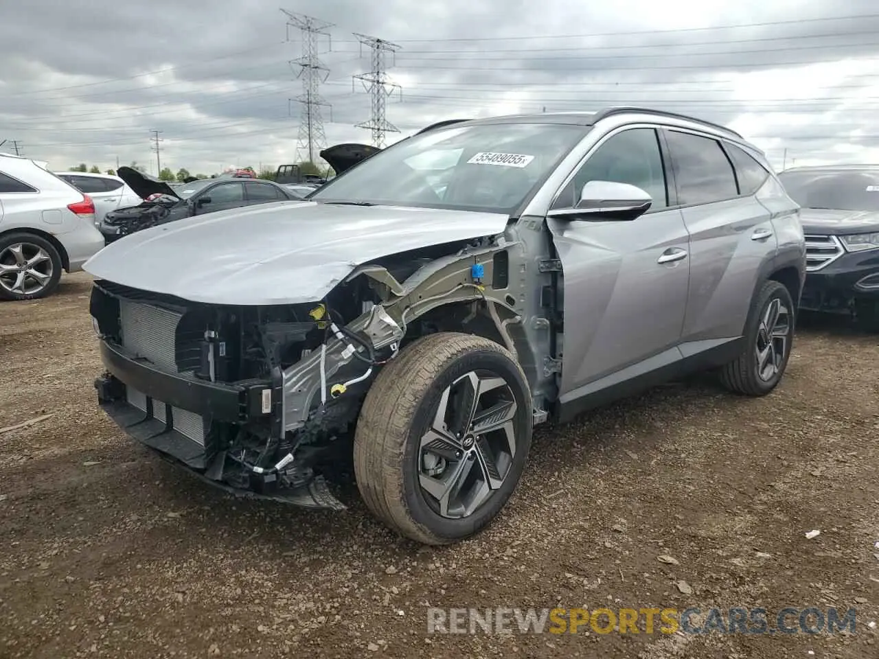 1 Photograph of a damaged car 5NMJECDE8RH309659 HYUNDAI TUCSON 2024