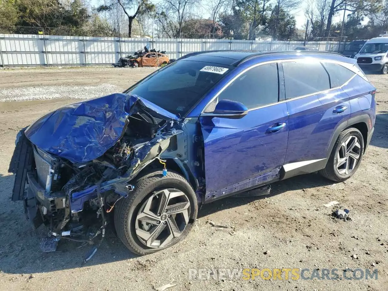 1 Photograph of a damaged car 5NMJECDEXRH331307 HYUNDAI TUCSON 2024