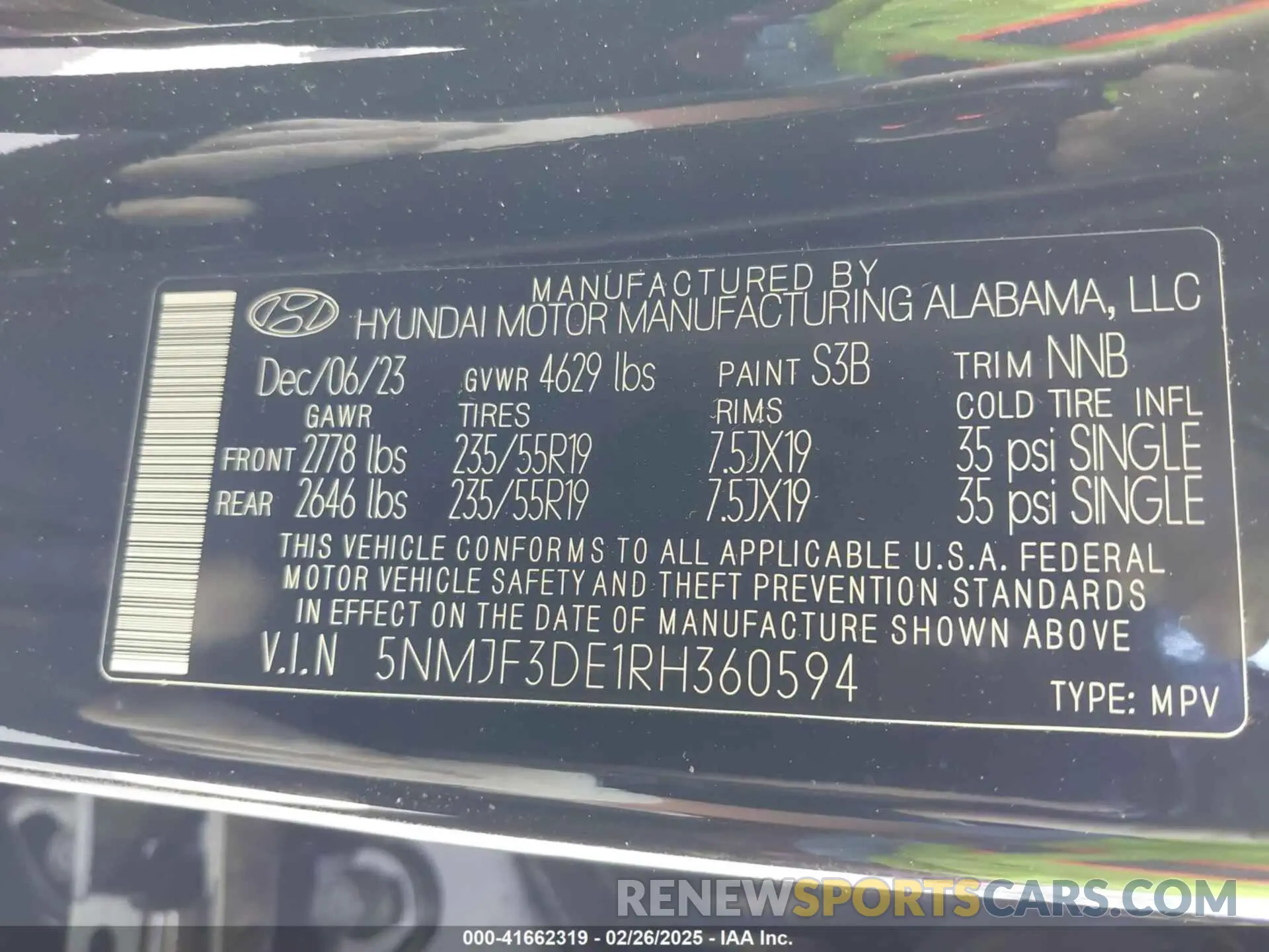 9 Photograph of a damaged car 5NMJF3DE1RH360594 HYUNDAI TUCSON 2024