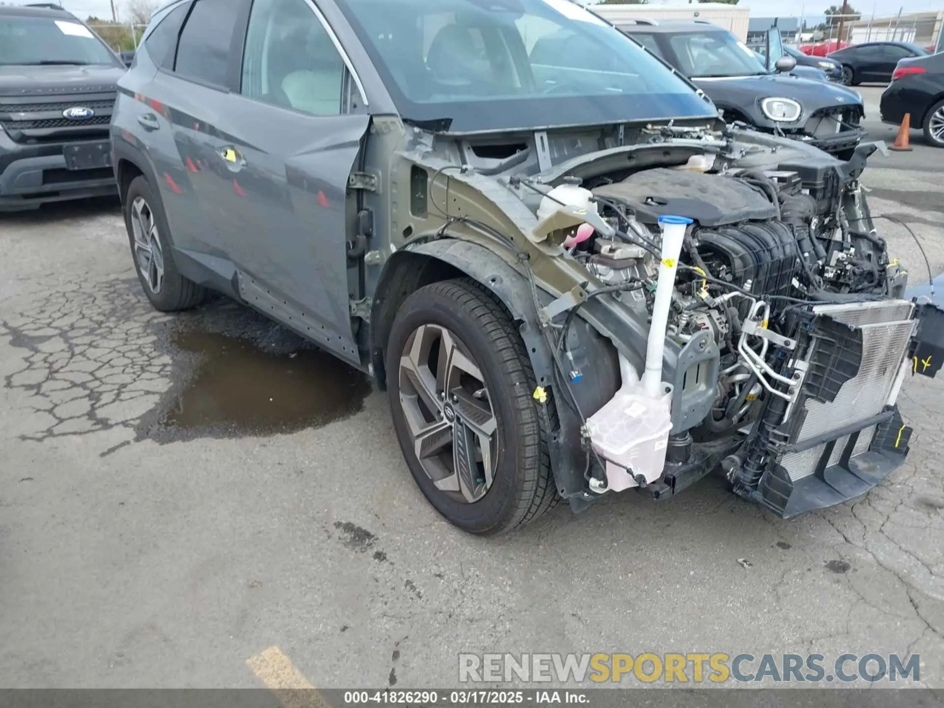 1 Photograph of a damaged car 5NMJF3DE1RH383213 HYUNDAI TUCSON 2024