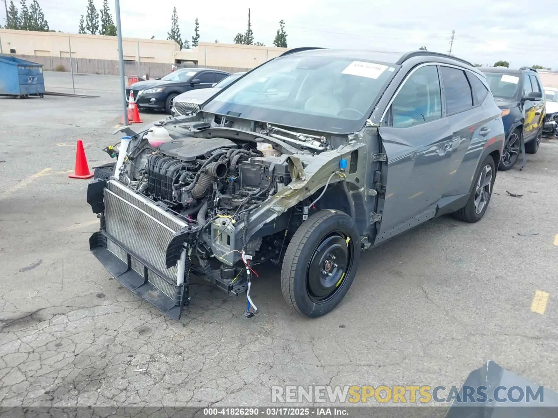 2 Photograph of a damaged car 5NMJF3DE1RH383213 HYUNDAI TUCSON 2024