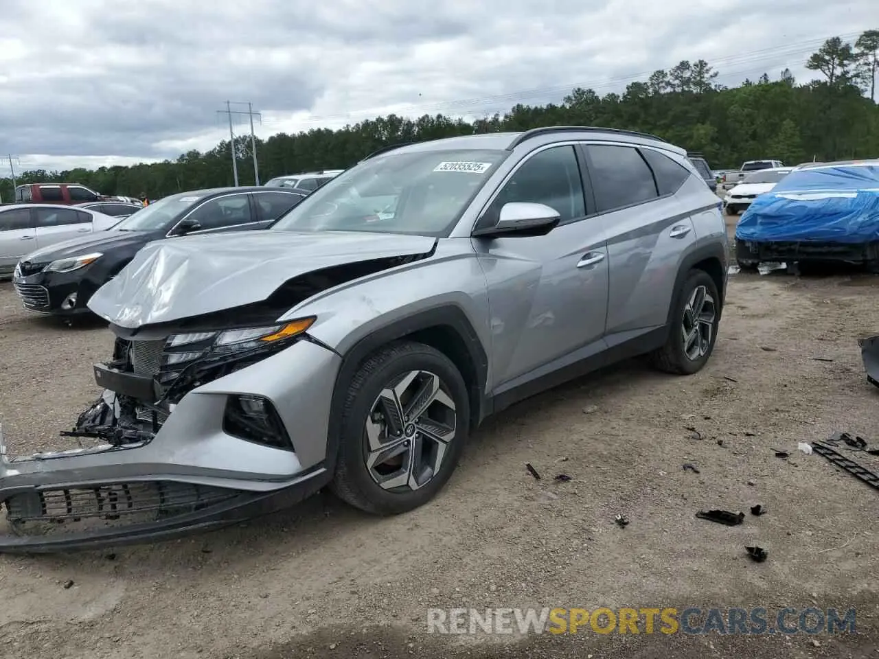 1 Photograph of a damaged car 5NMJF3DE1RH388542 HYUNDAI TUCSON 2024