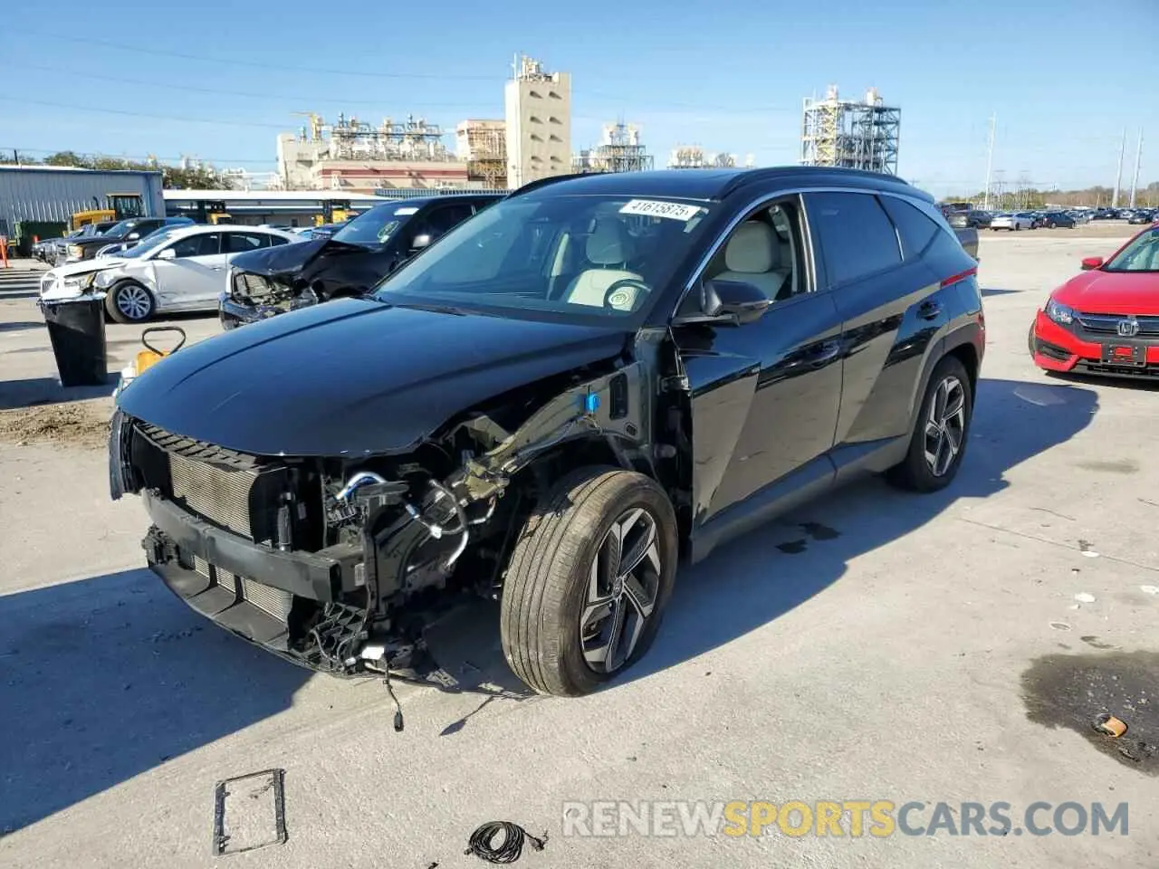1 Photograph of a damaged car 5NMJF3DE2RH365433 HYUNDAI TUCSON 2024