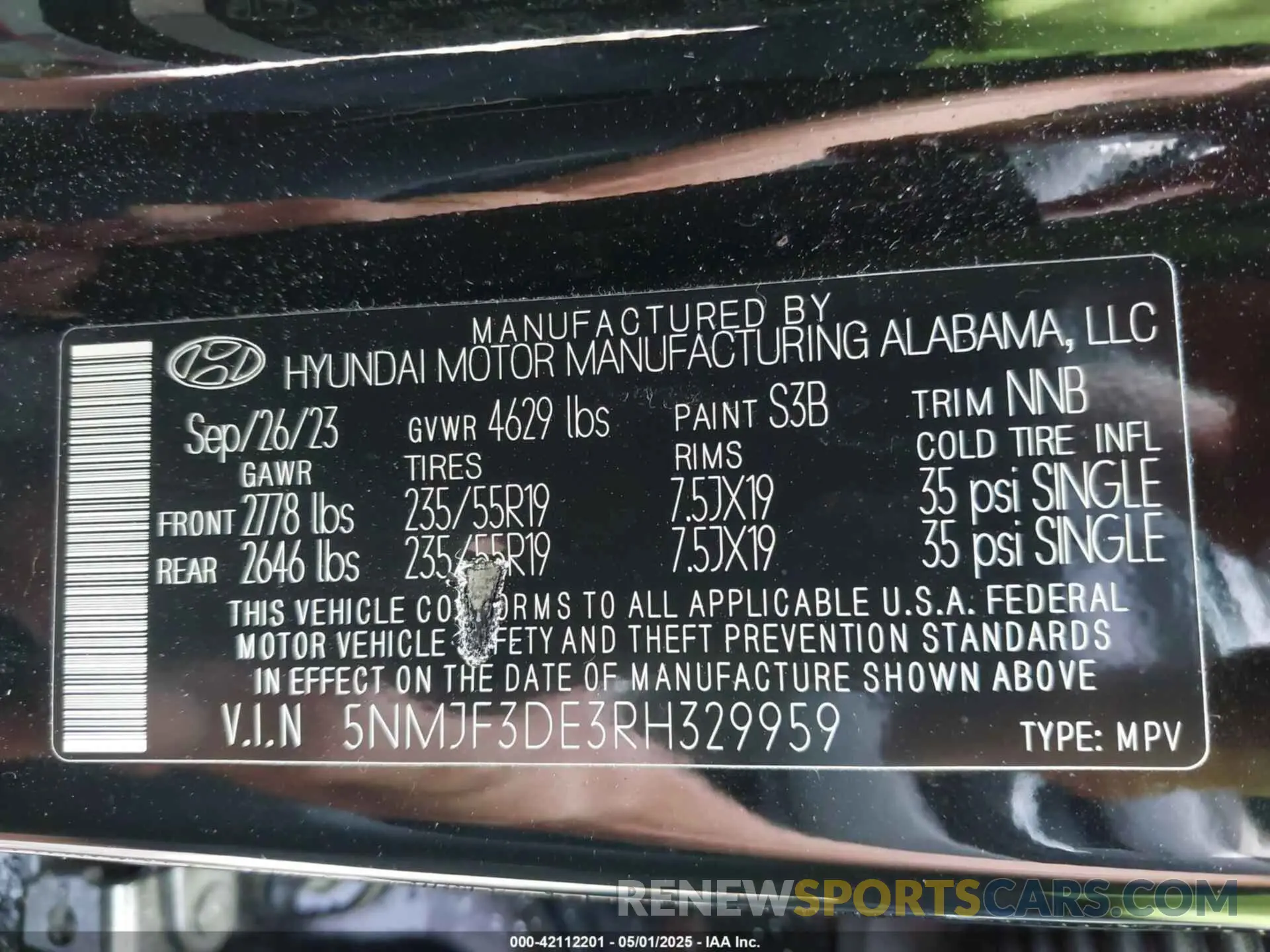 9 Photograph of a damaged car 5NMJF3DE3RH329959 HYUNDAI TUCSON 2024