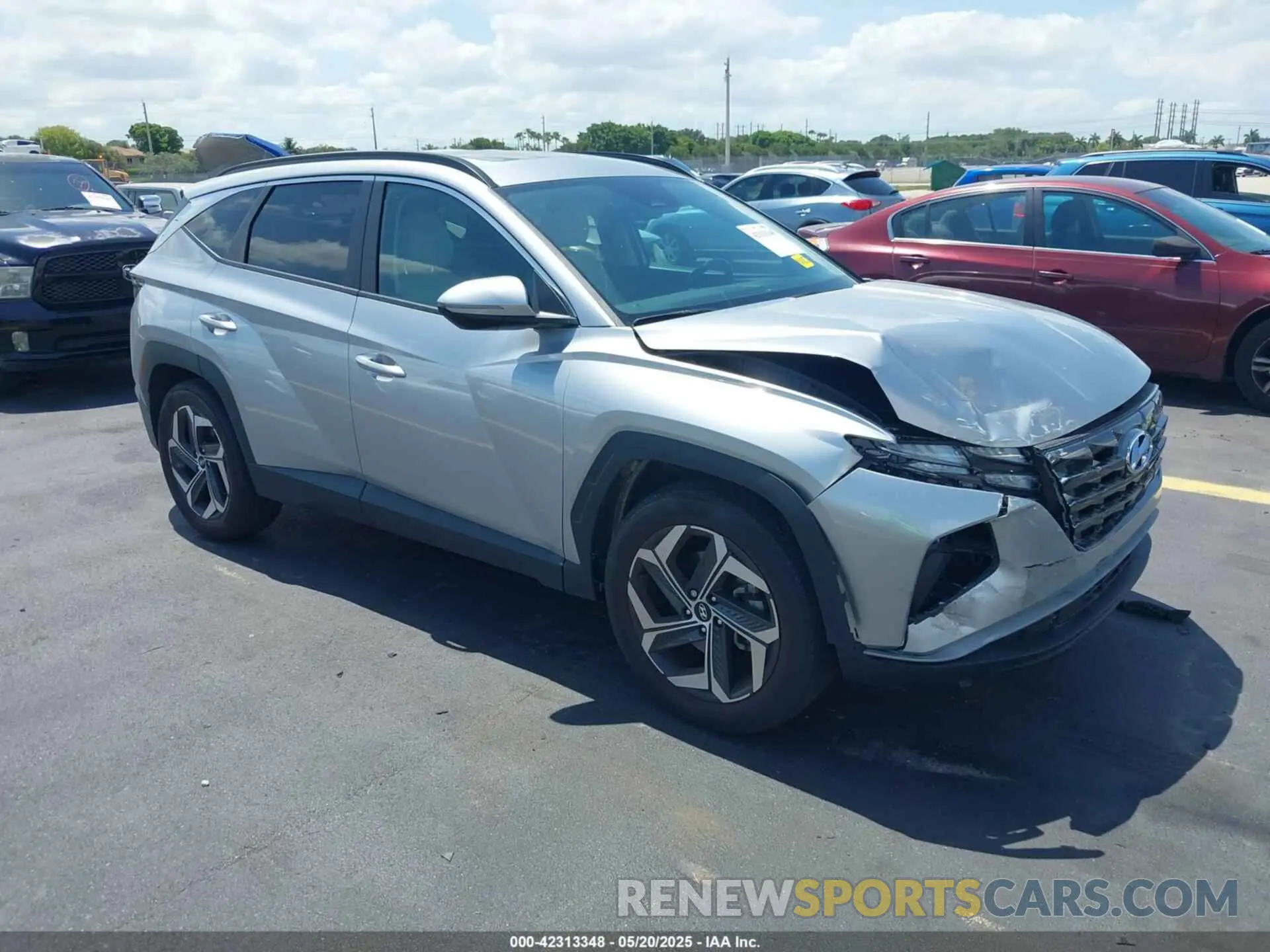 1 Photograph of a damaged car 5NMJF3DE4RH306108 HYUNDAI TUCSON 2024