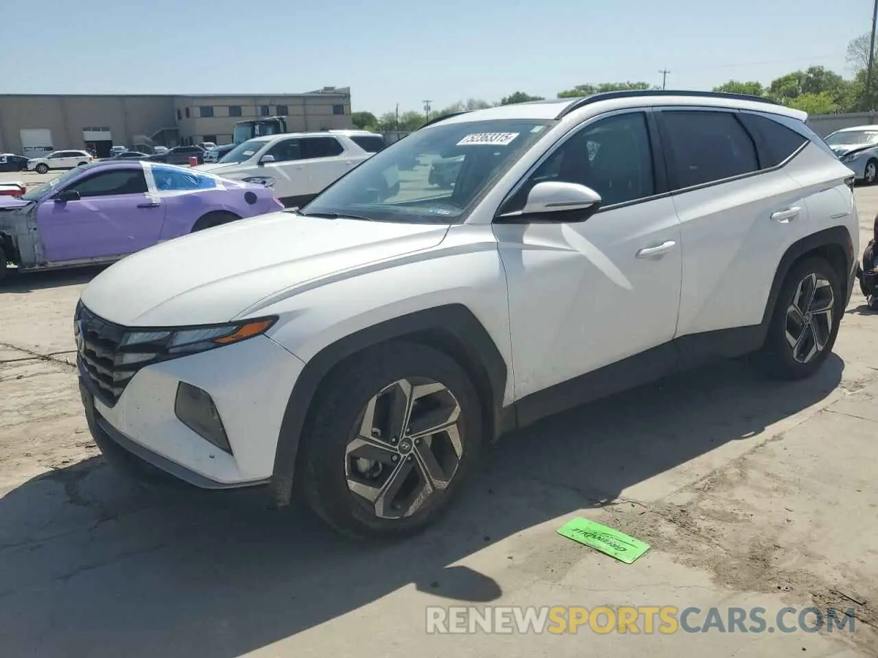 1 Photograph of a damaged car 5NMJF3DE4RH376966 HYUNDAI TUCSON 2024