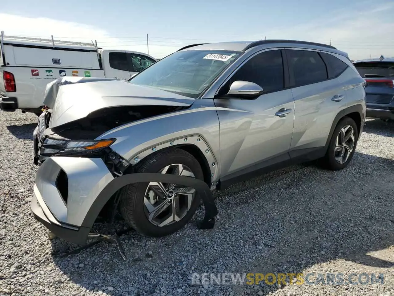 1 Photograph of a damaged car 5NMJF3DE6RH386057 HYUNDAI TUCSON 2024