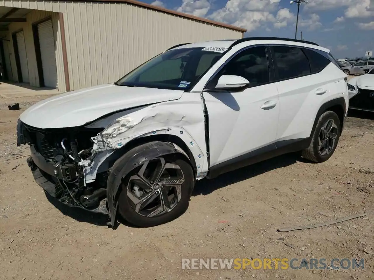 1 Photograph of a damaged car 5NMJF3DE7RH373110 HYUNDAI TUCSON 2024