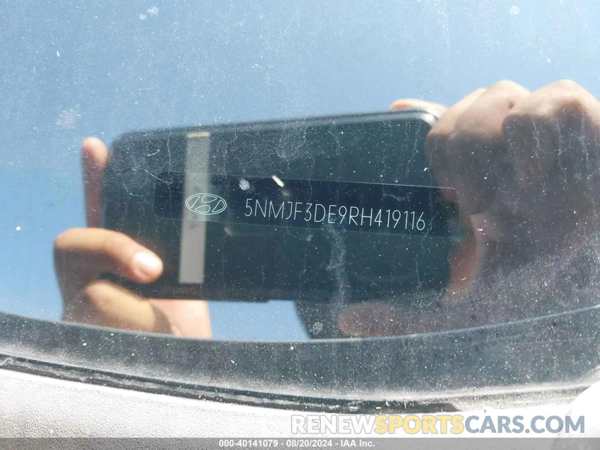 9 Photograph of a damaged car 5NMJF3DE9RH419116 HYUNDAI TUCSON 2024