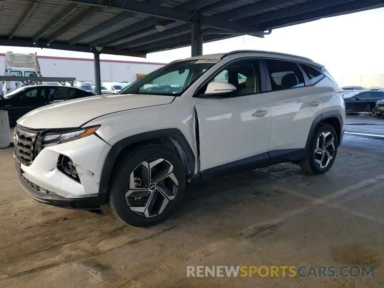 1 Photograph of a damaged car 5NMJF3DEXRH346001 HYUNDAI TUCSON 2024