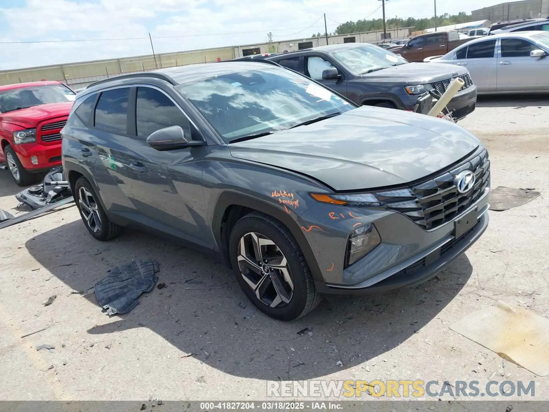 1 Photograph of a damaged car 5NMJF3DEXRH377832 HYUNDAI TUCSON 2024