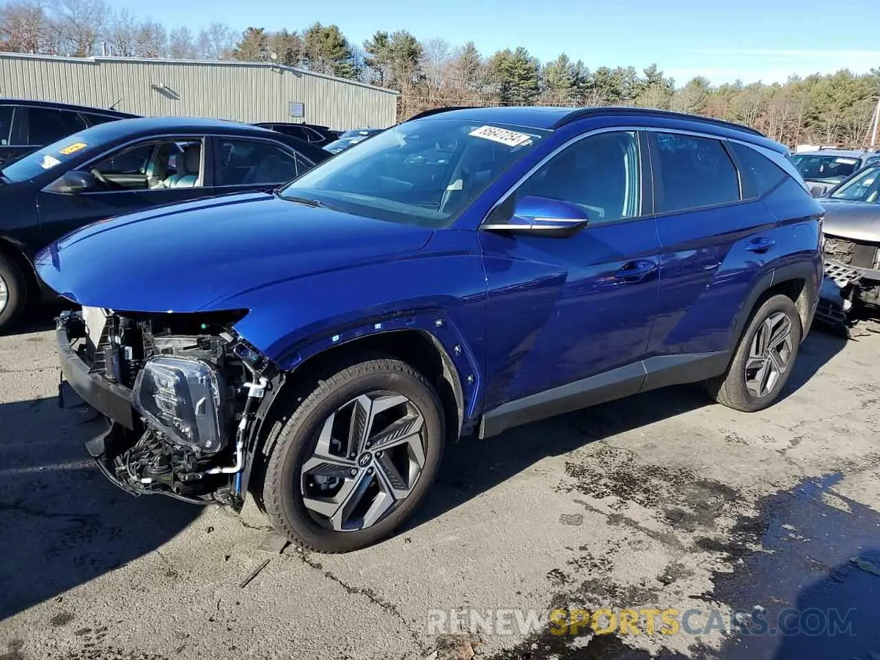 1 Photograph of a damaged car 5NMJFCDE0RH364393 HYUNDAI TUCSON 2024