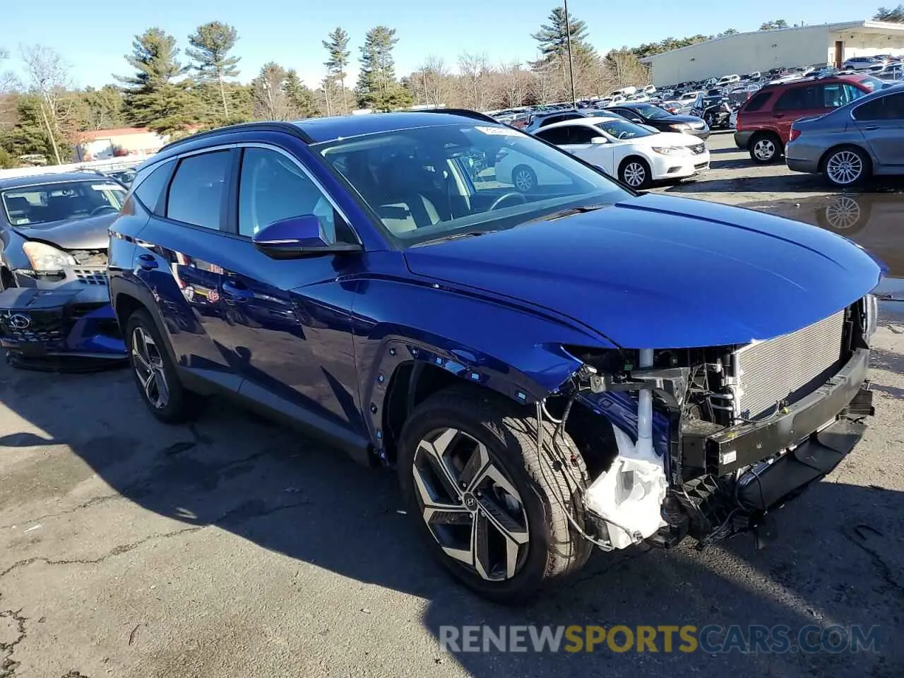 4 Photograph of a damaged car 5NMJFCDE0RH364393 HYUNDAI TUCSON 2024