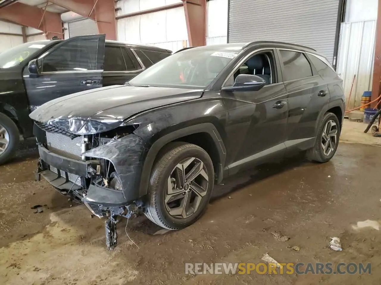 1 Photograph of a damaged car 5NMJFCDE3RH378059 HYUNDAI TUCSON 2024