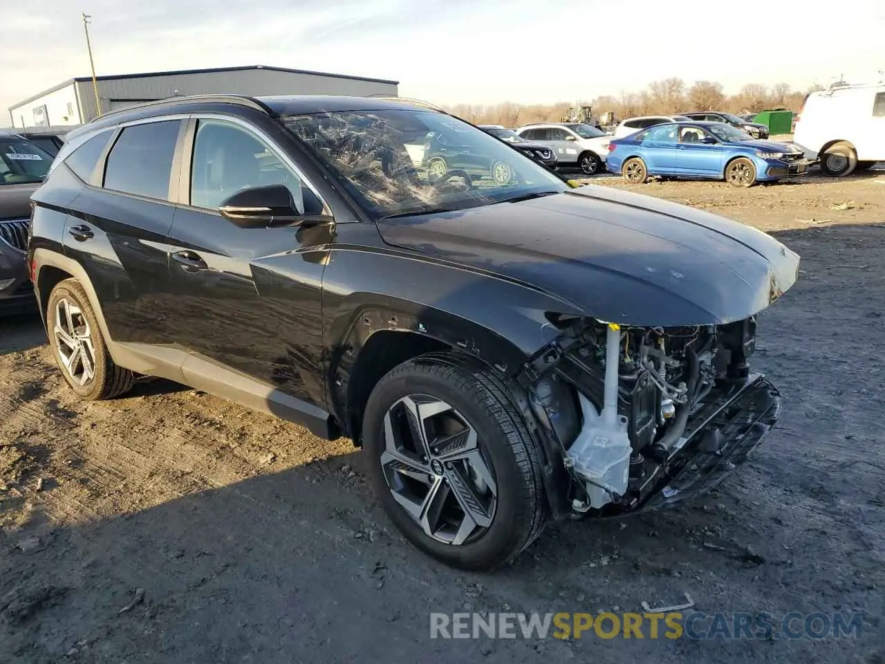 4 Photograph of a damaged car 5NMJFCDE4RH377812 HYUNDAI TUCSON 2024