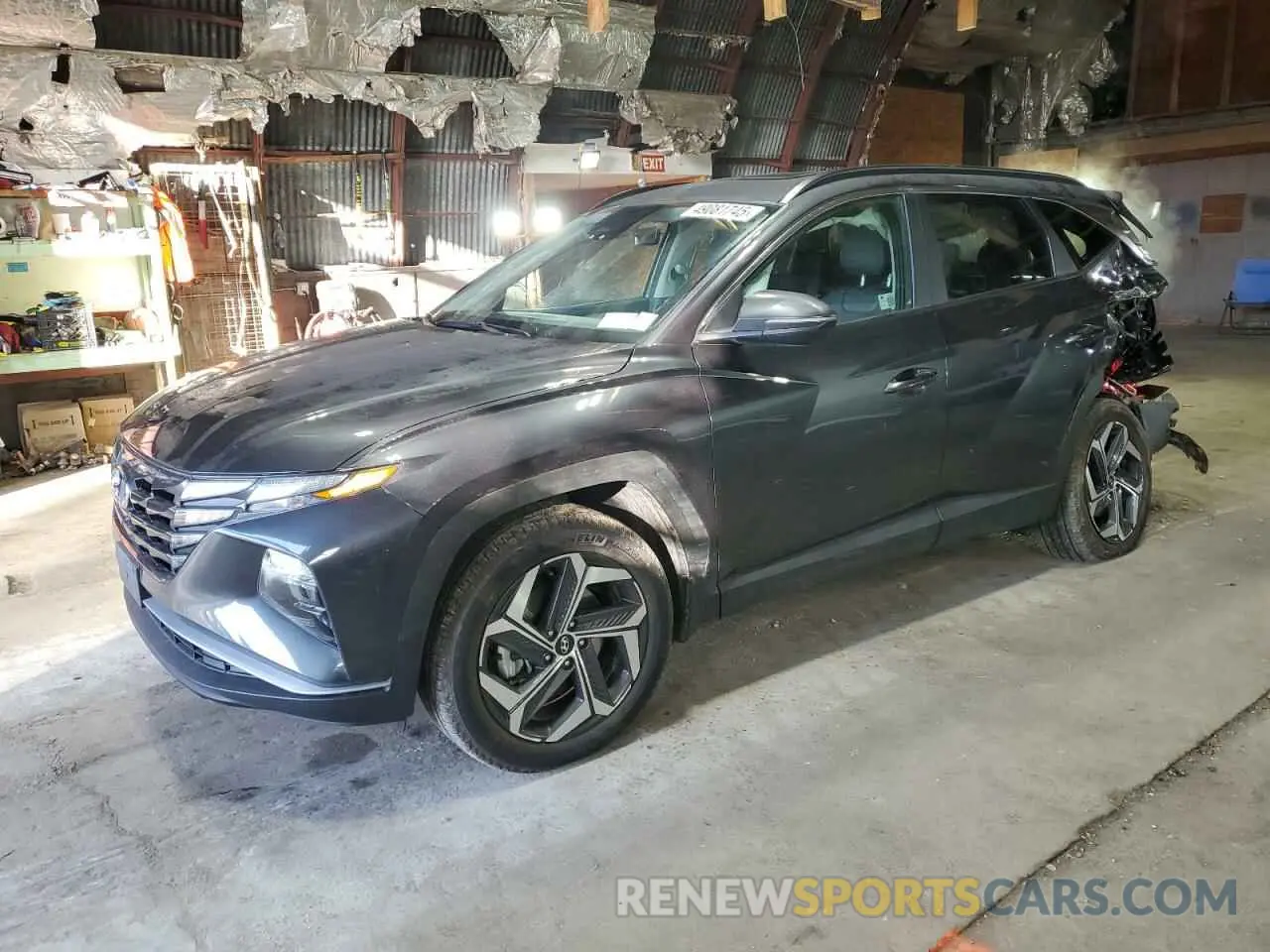 1 Photograph of a damaged car 5NMJFCDE9RH353859 HYUNDAI TUCSON 2024