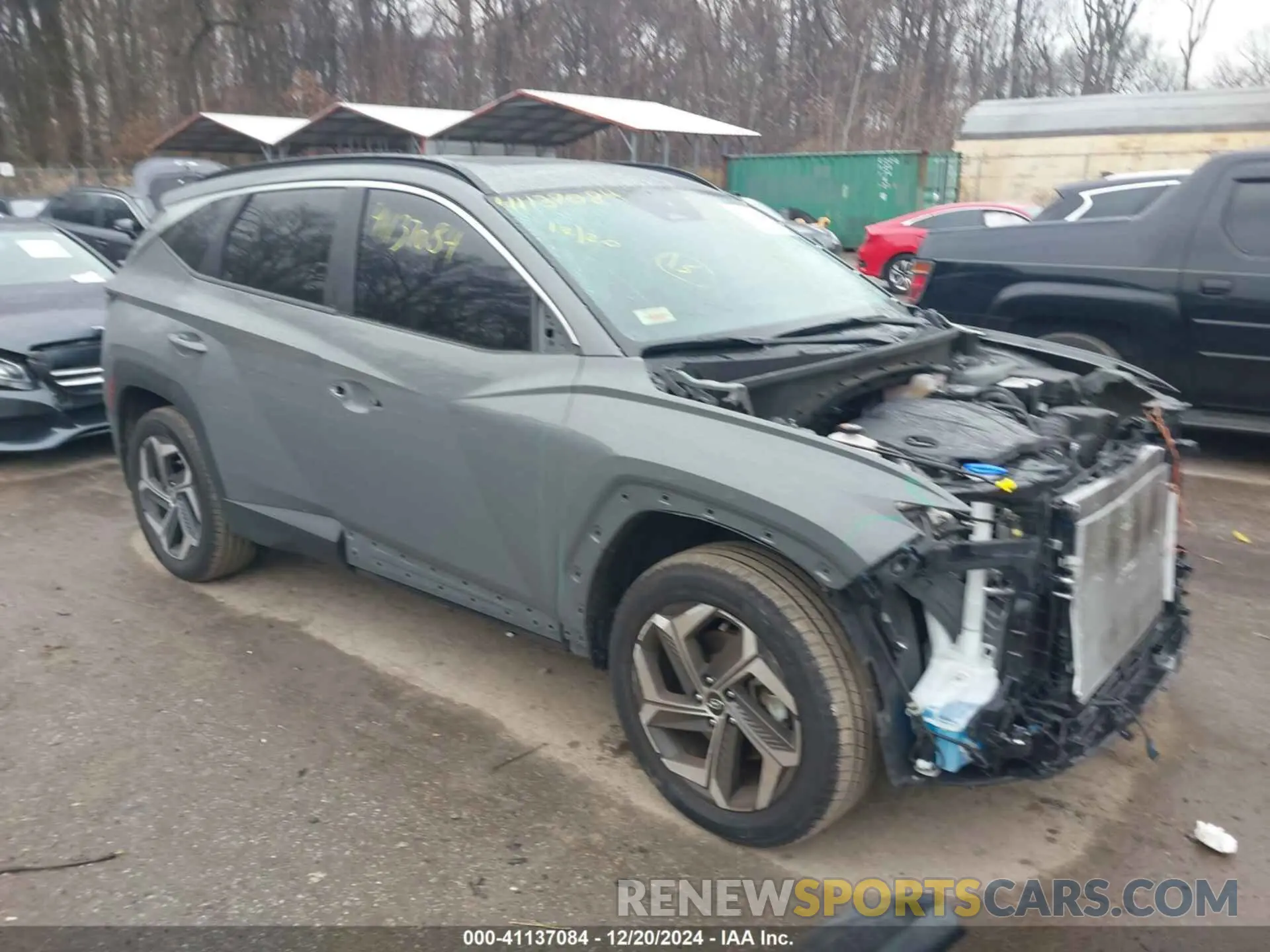 1 Photograph of a damaged car 5NMJFCDEXRH304380 HYUNDAI TUCSON 2024