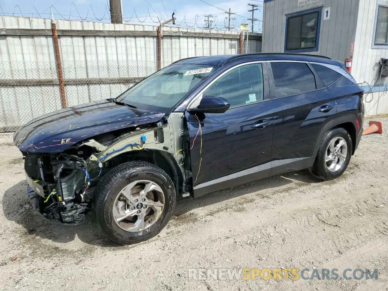 1 Photograph of a damaged car KM8JB3DE1RU272211 HYUNDAI TUCSON 2024