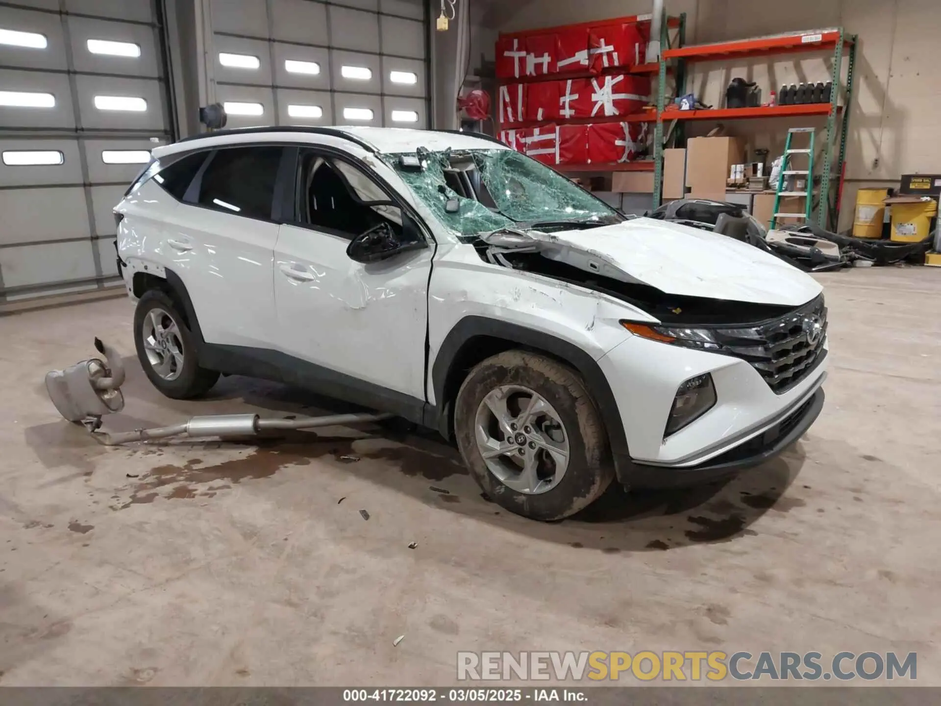 1 Photograph of a damaged car KM8JB3DE5RU290727 HYUNDAI TUCSON 2024