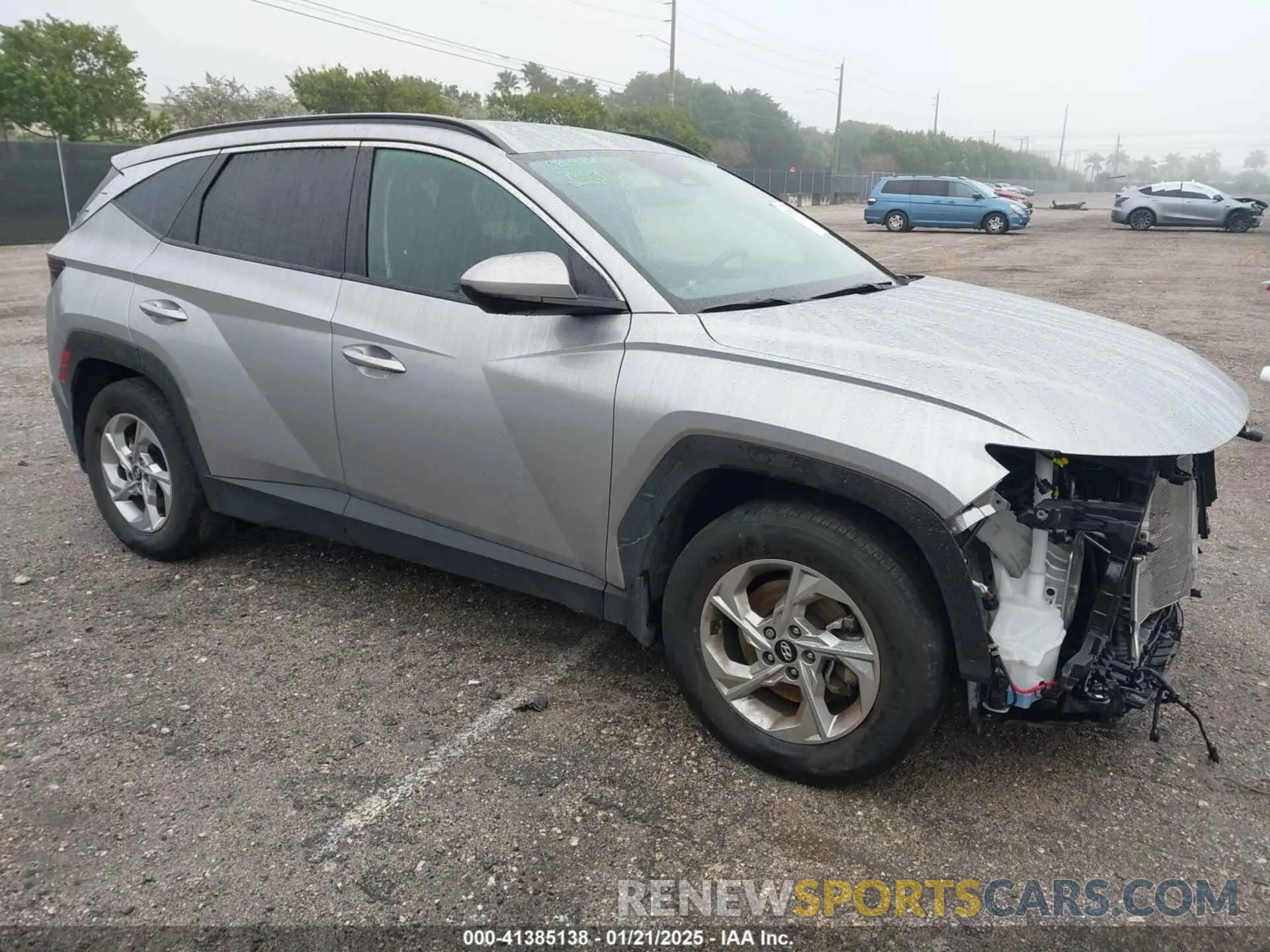 1 Photograph of a damaged car KM8JB3DE6RU297282 HYUNDAI TUCSON 2024