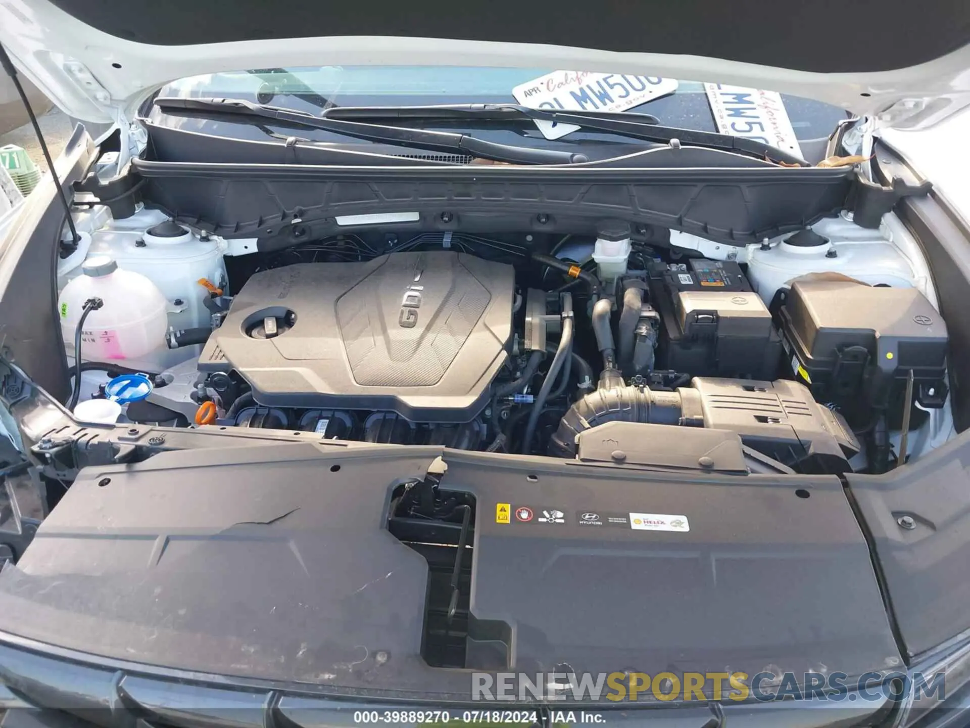 10 Photograph of a damaged car KM8JB3DE7RU329740 HYUNDAI TUCSON 2024