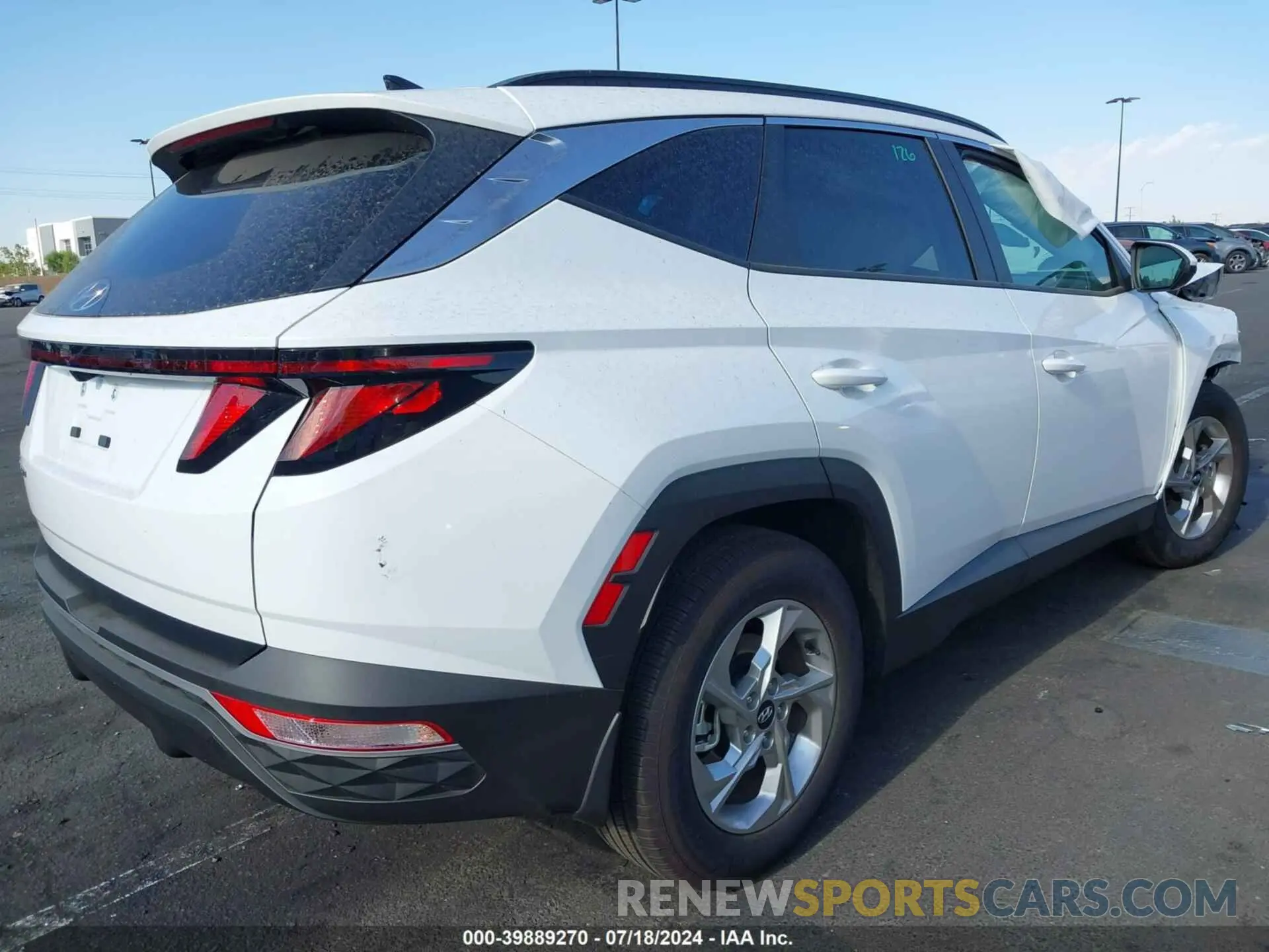 4 Photograph of a damaged car KM8JB3DE7RU329740 HYUNDAI TUCSON 2024