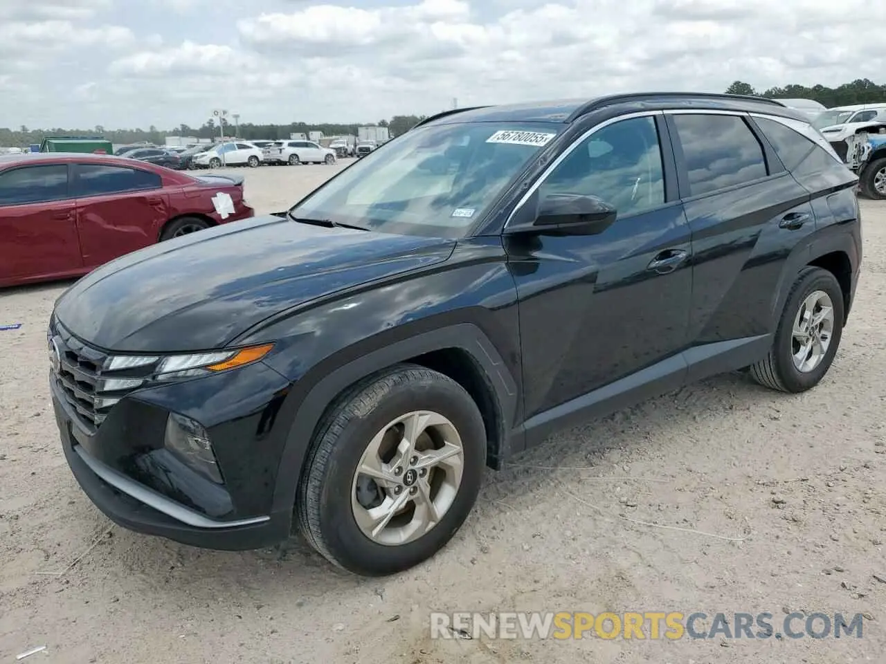 1 Photograph of a damaged car KM8JB3DE9RU282730 HYUNDAI TUCSON 2024