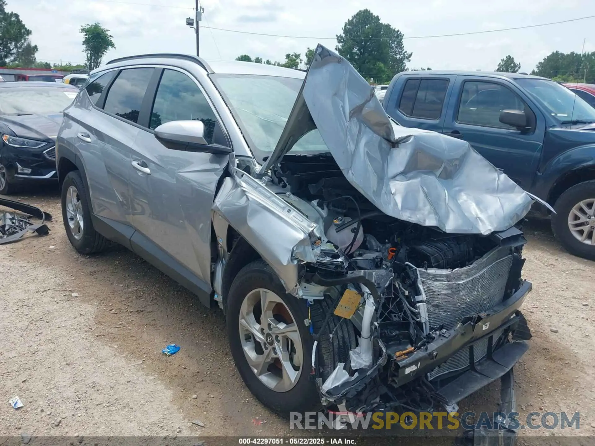1 Photograph of a damaged car KM8JB3DE9RU316424 HYUNDAI TUCSON 2024