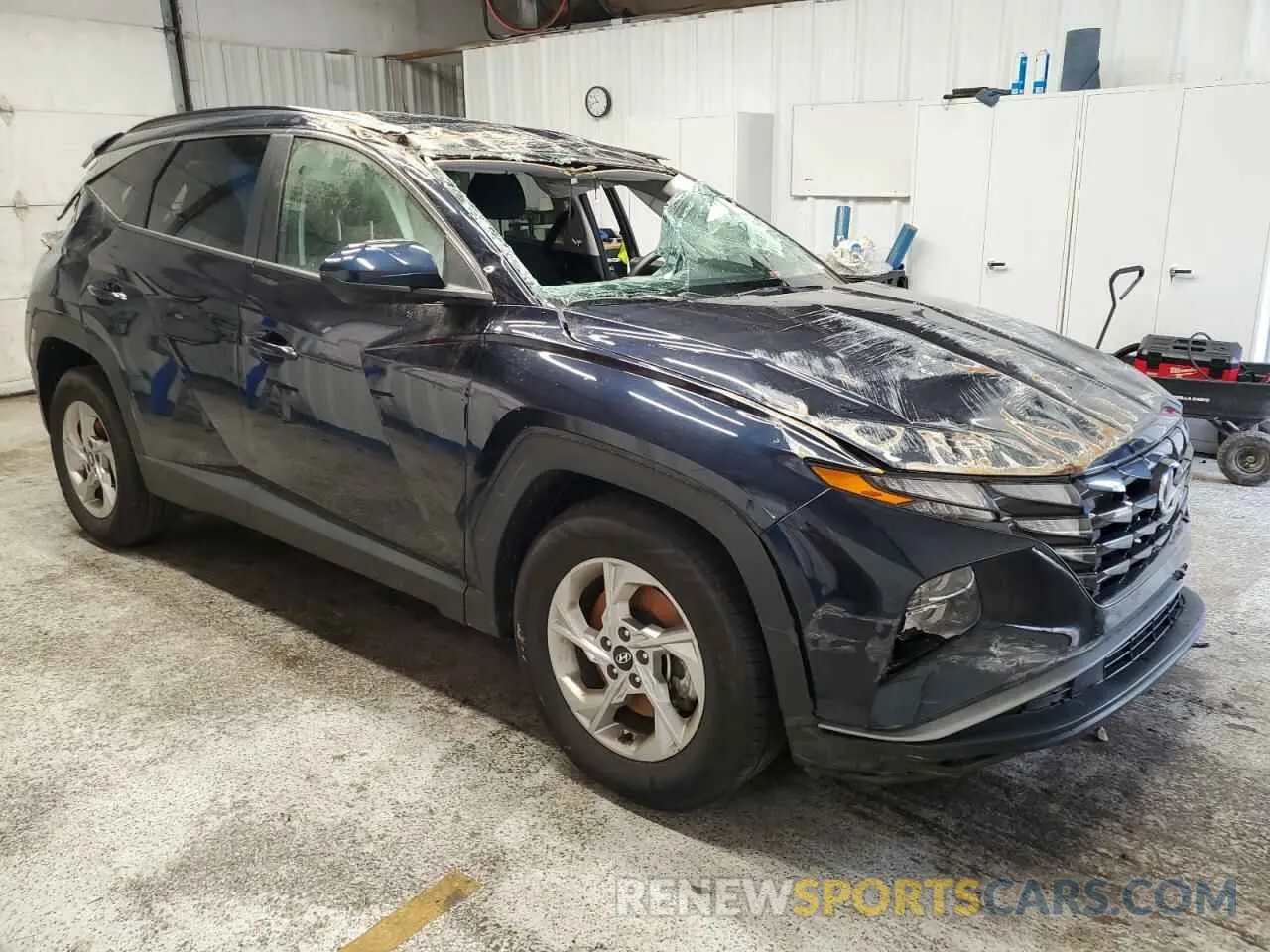 4 Photograph of a damaged car KM8JB3DEXRU304489 HYUNDAI TUCSON 2024