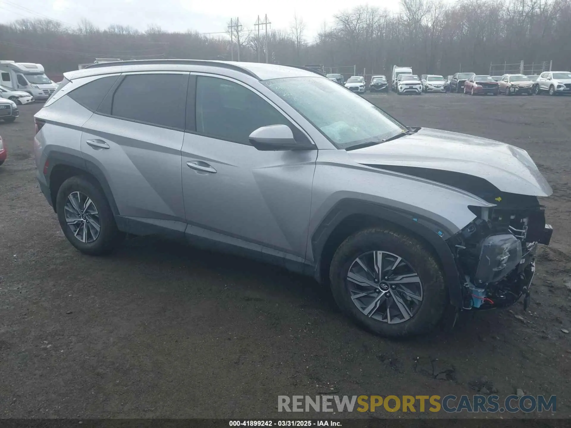 1 Photograph of a damaged car KM8JBCC16RU208047 HYUNDAI TUCSON 2024