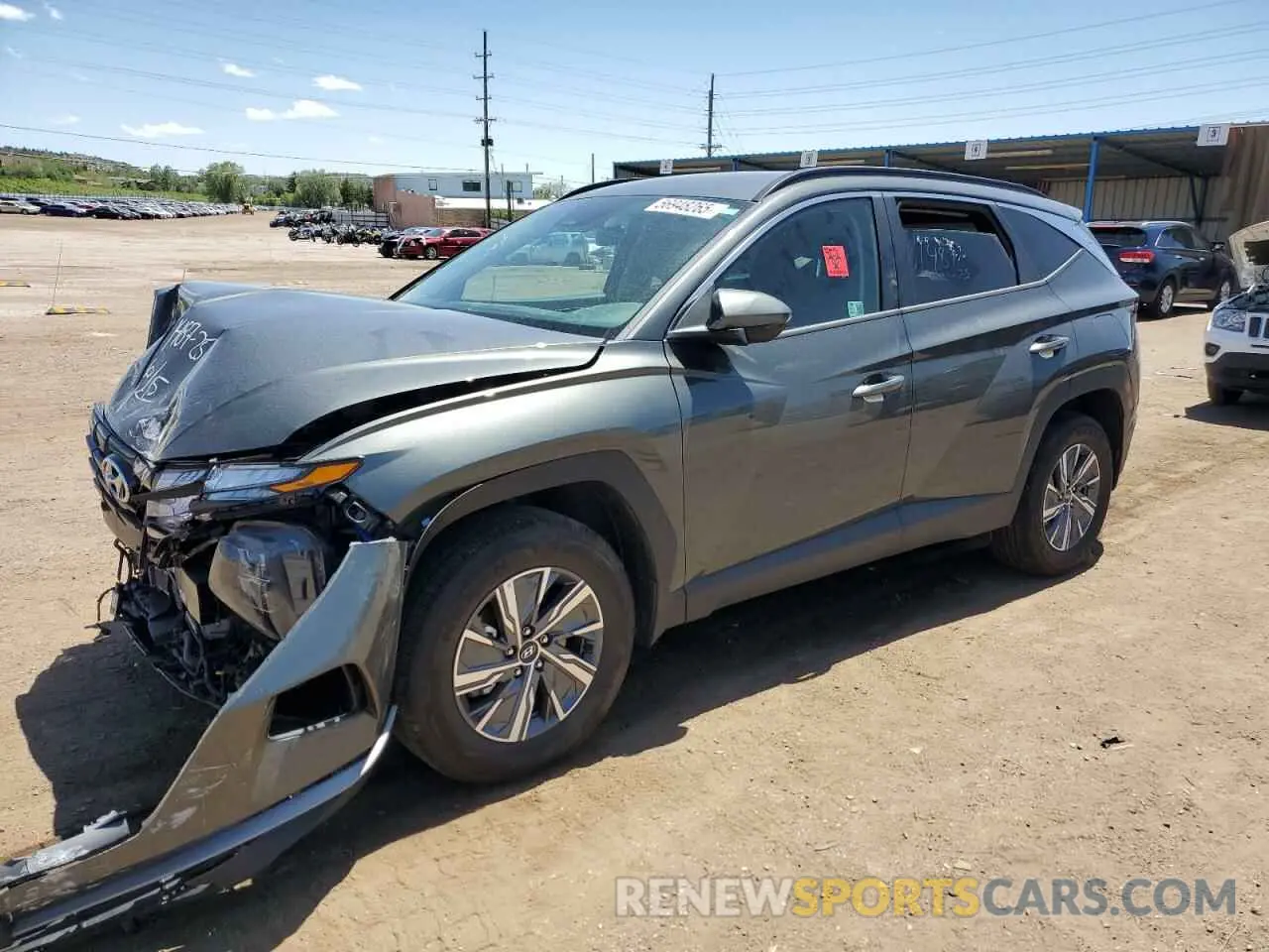 1 Photograph of a damaged car KM8JBCD11RU178469 HYUNDAI TUCSON 2024